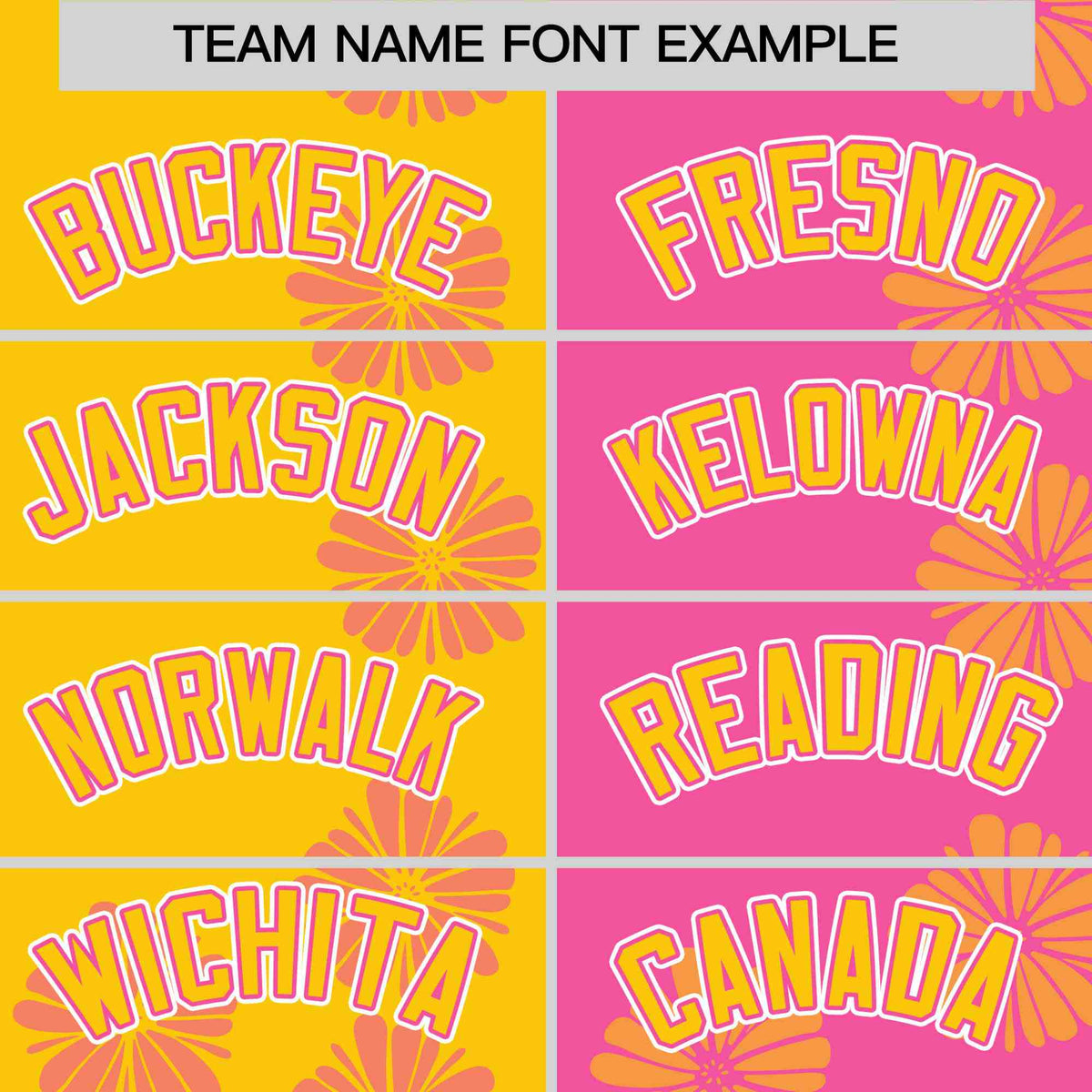 Custom Gold Pink Split Fashion Flower Graffiti Pattern Authentic Baseball Jersey