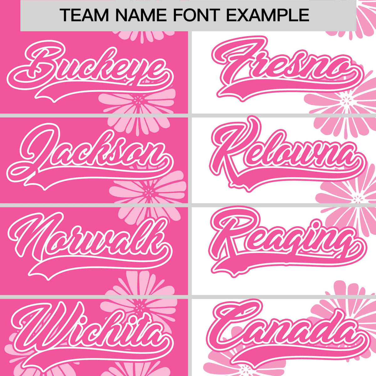 Custom Pink White Split Fashion Flower Graffiti Pattern Authentic Baseball Jersey