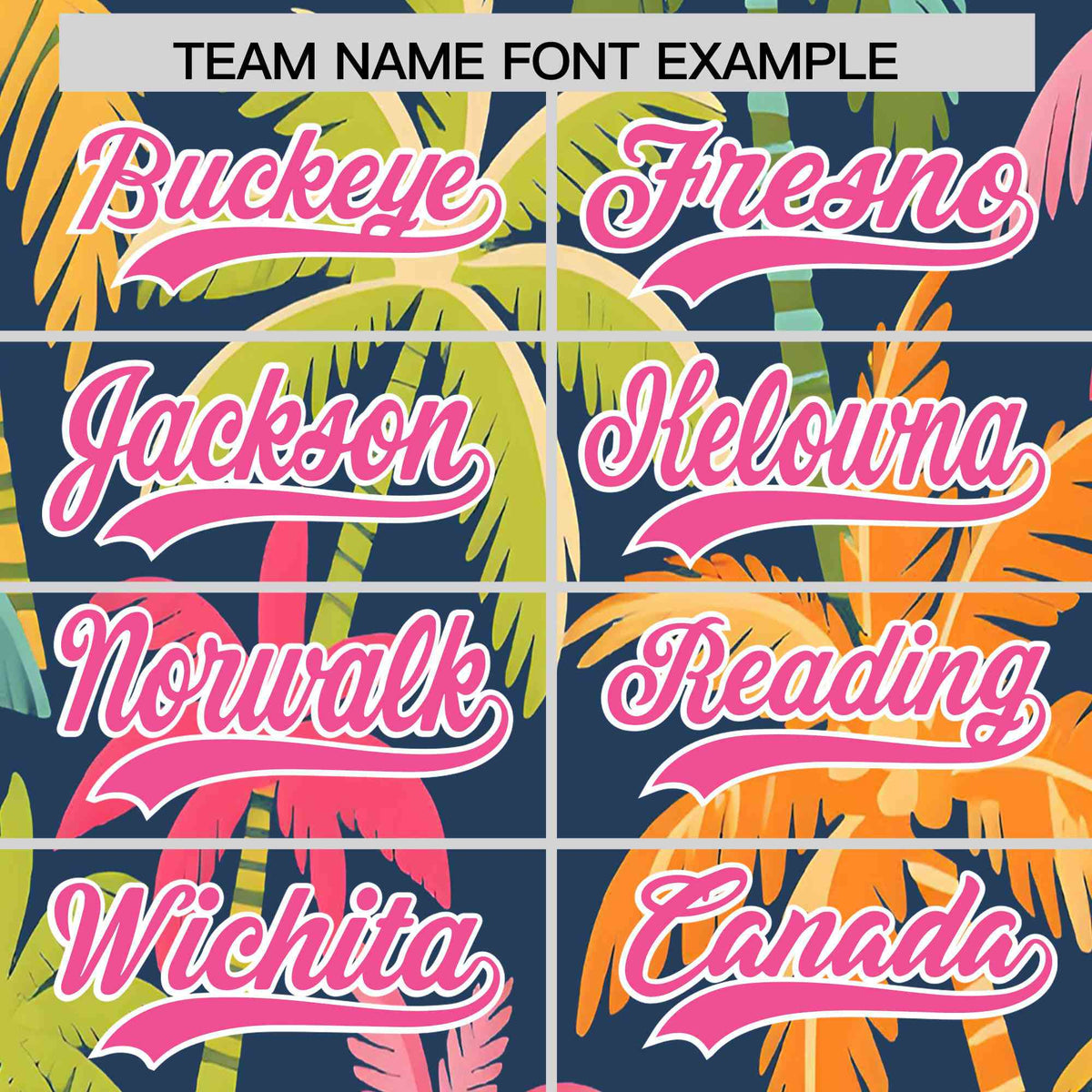 Personalized Multicolor Palm Tree Hawaiian Style Authentic Baseball Jersey