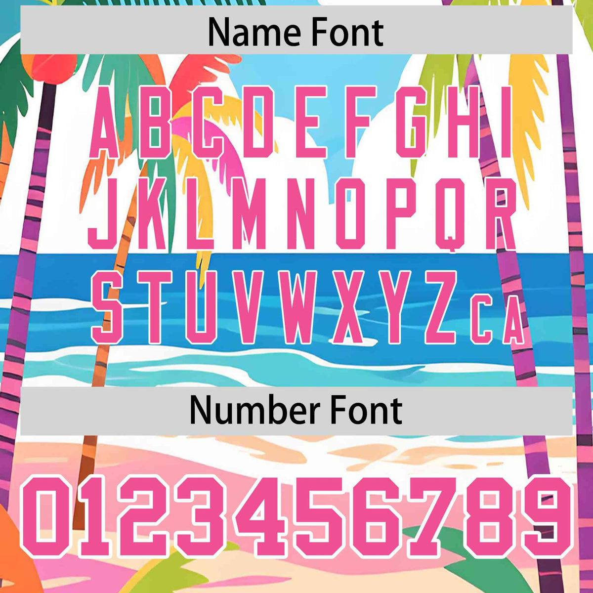 Personalized Multicolor Palm Tree Hawaiian Style Authentic Baseball Jersey