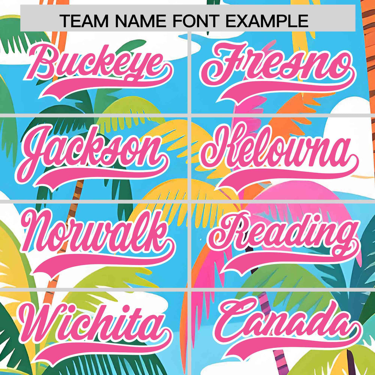 Personalized Multicolor Palm Tree Hawaiian Style Authentic Baseball Jersey