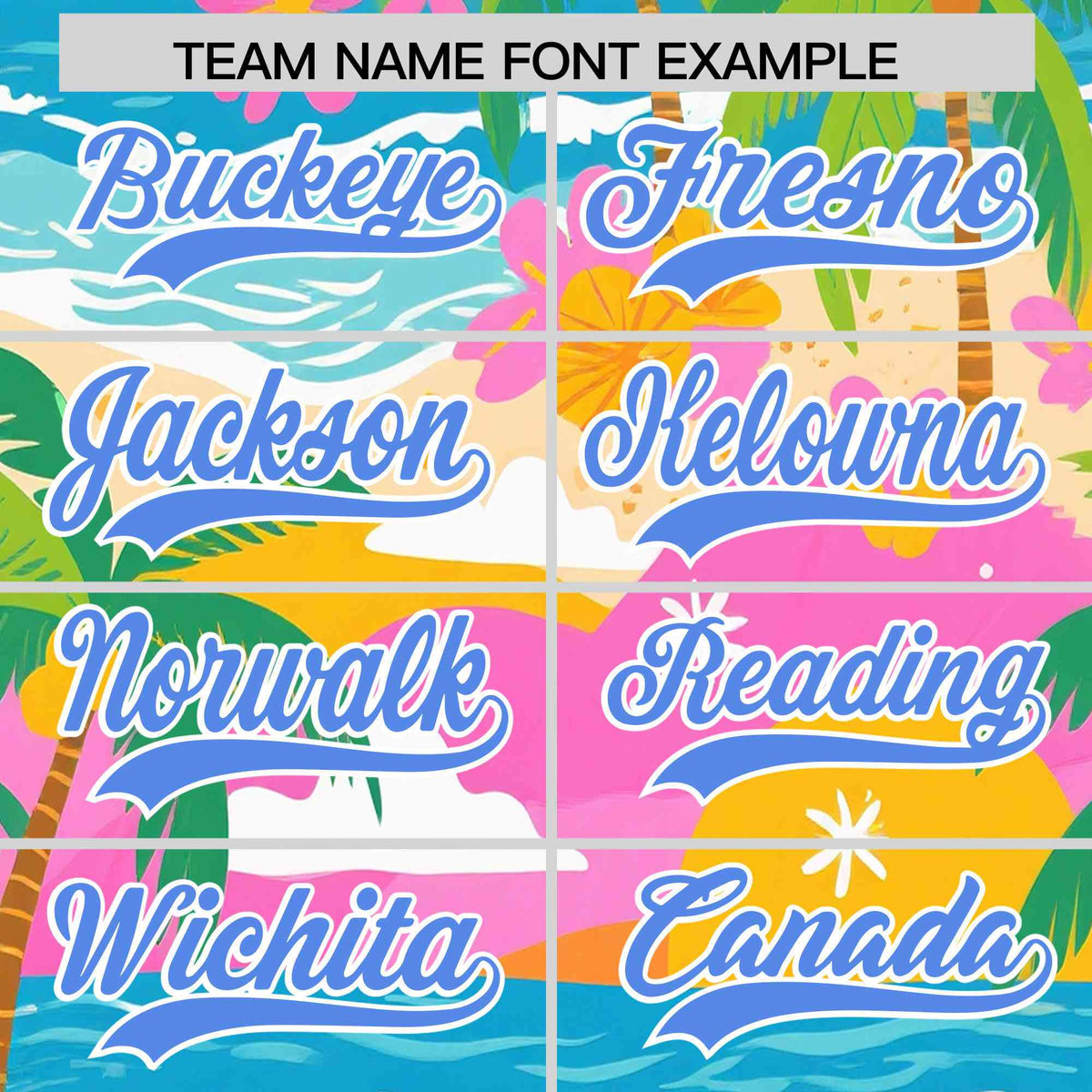 Personalized Multicolor Palm Tree Hawaiian Style Authentic Baseball Jersey