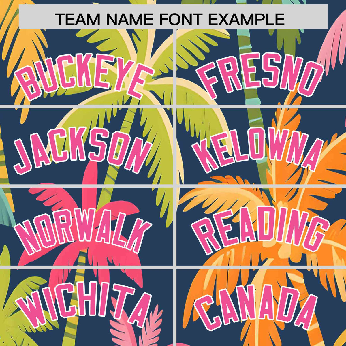 Personalized Multicolor Palm Tree Hawaiian Style Authentic Baseball Jersey