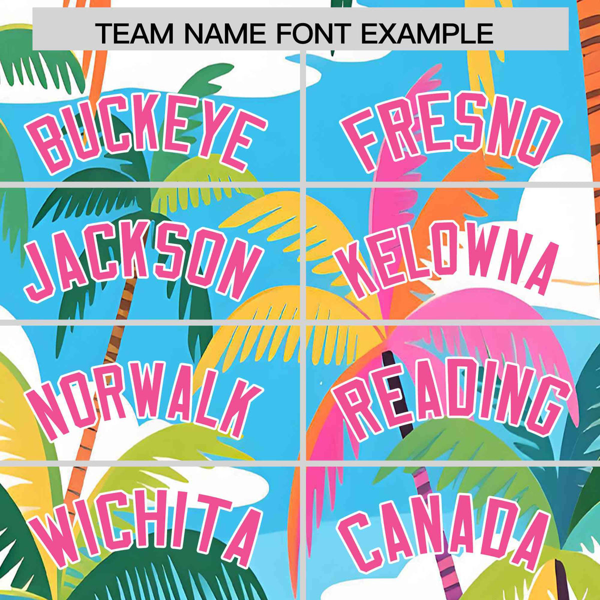 Personalized Multicolor Palm Tree Hawaiian Style Authentic Baseball Jersey