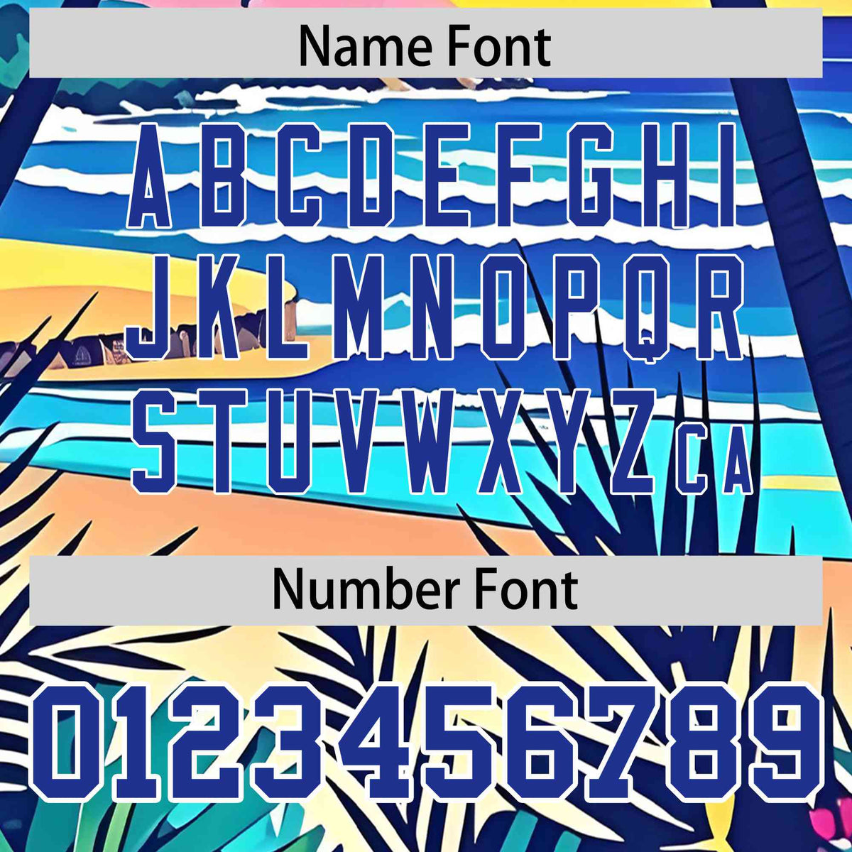 Personalized Multicolor Palm Tree Hawaiian Style Authentic Baseball Jersey