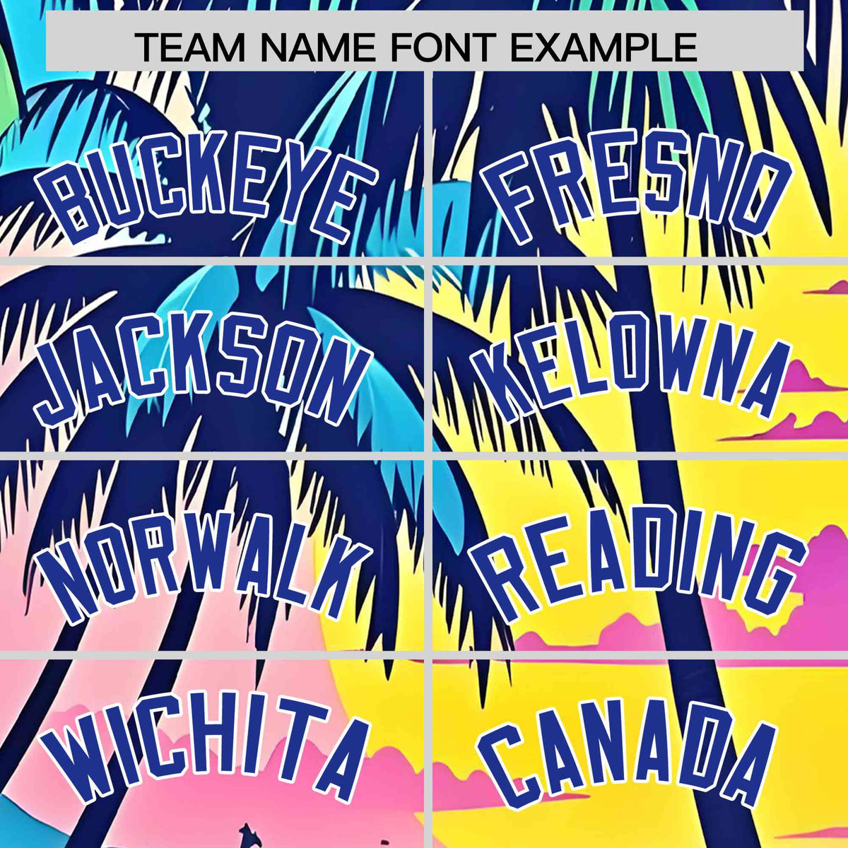 Personalized Multicolor Palm Tree Hawaiian Style Authentic Baseball Jersey