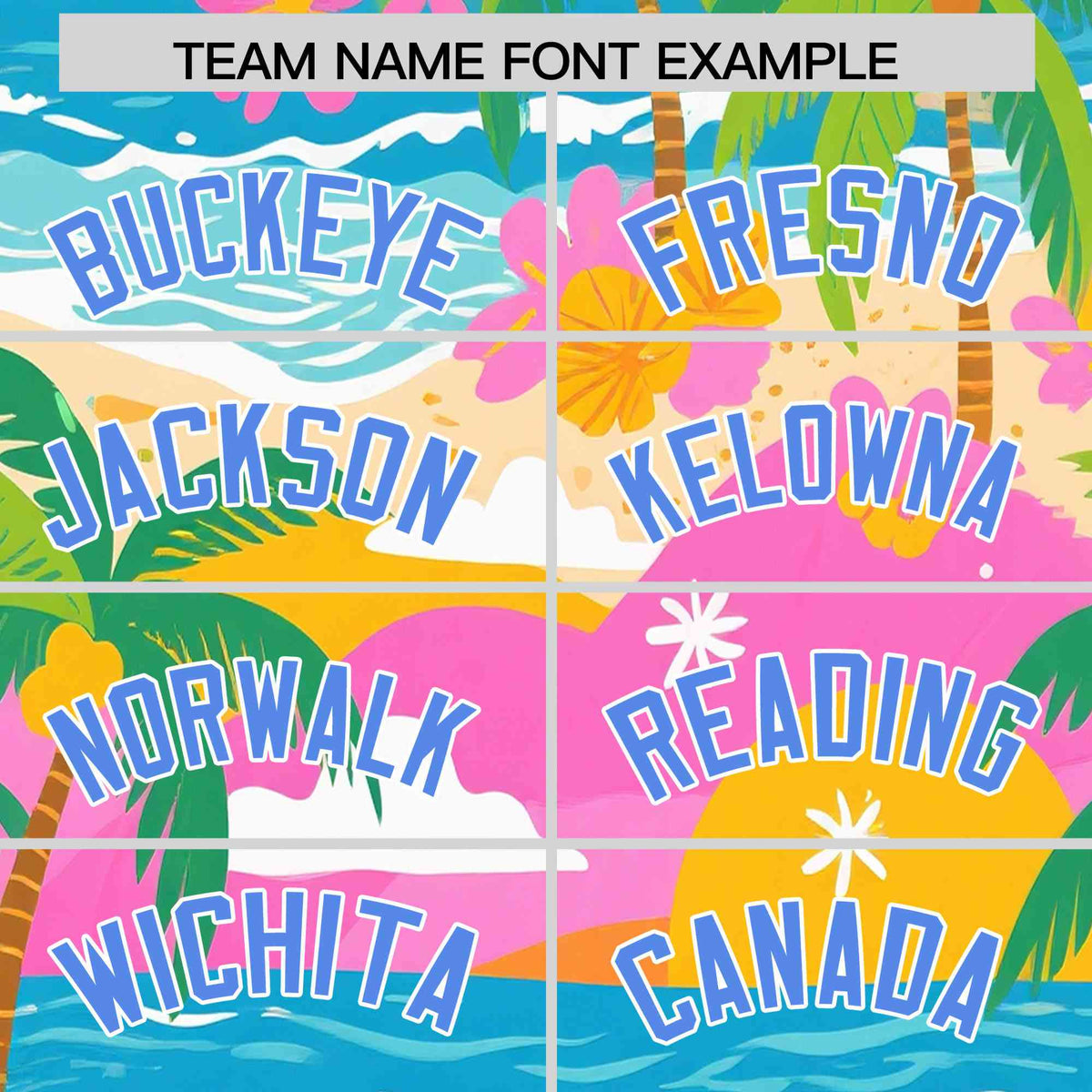 Personalized Multicolor Palm Tree Hawaiian Style Authentic Baseball Jersey