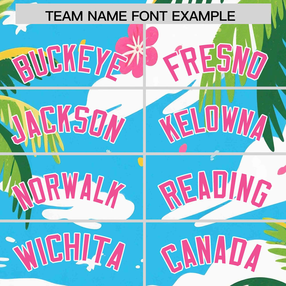 Personalized Multicolor Palm Tree Hawaiian Style Authentic Baseball Jersey