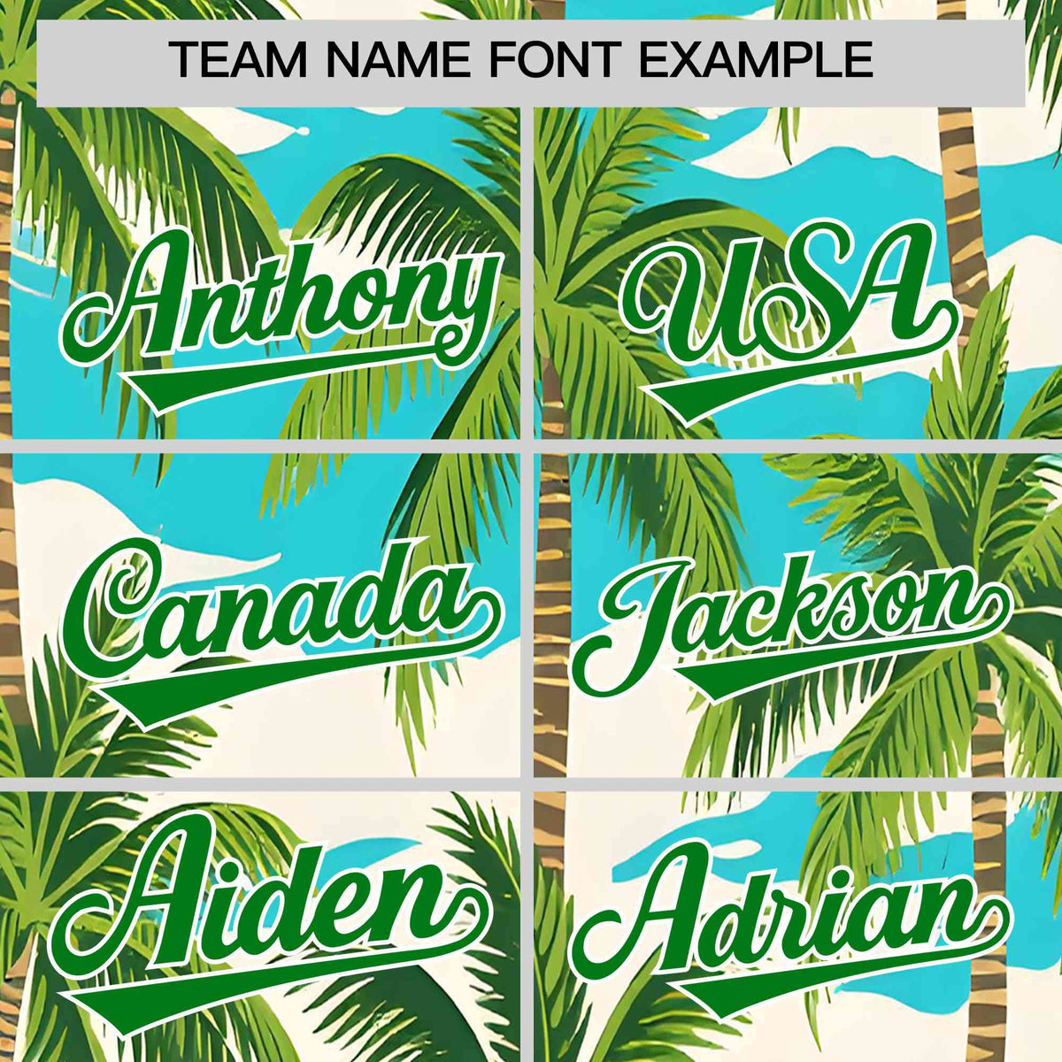 Personalized Multicolor Palm Tree Hawaiian Style Authentic Baseball Jersey