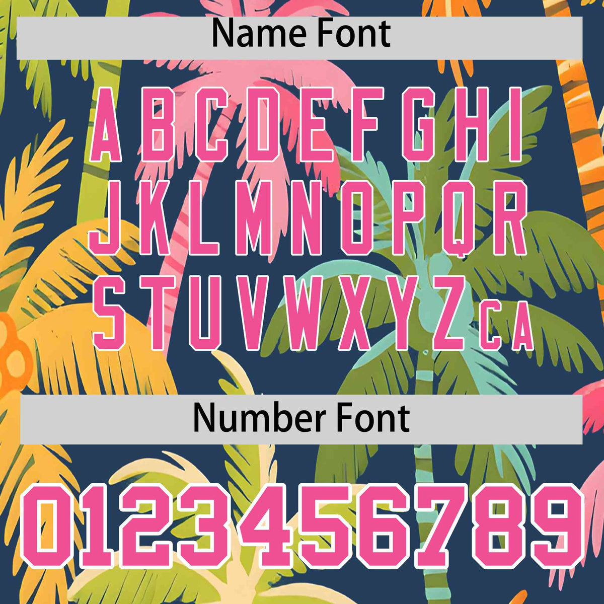 Personalized Multicolor Palm Tree Hawaiian Style Authentic Baseball Jersey