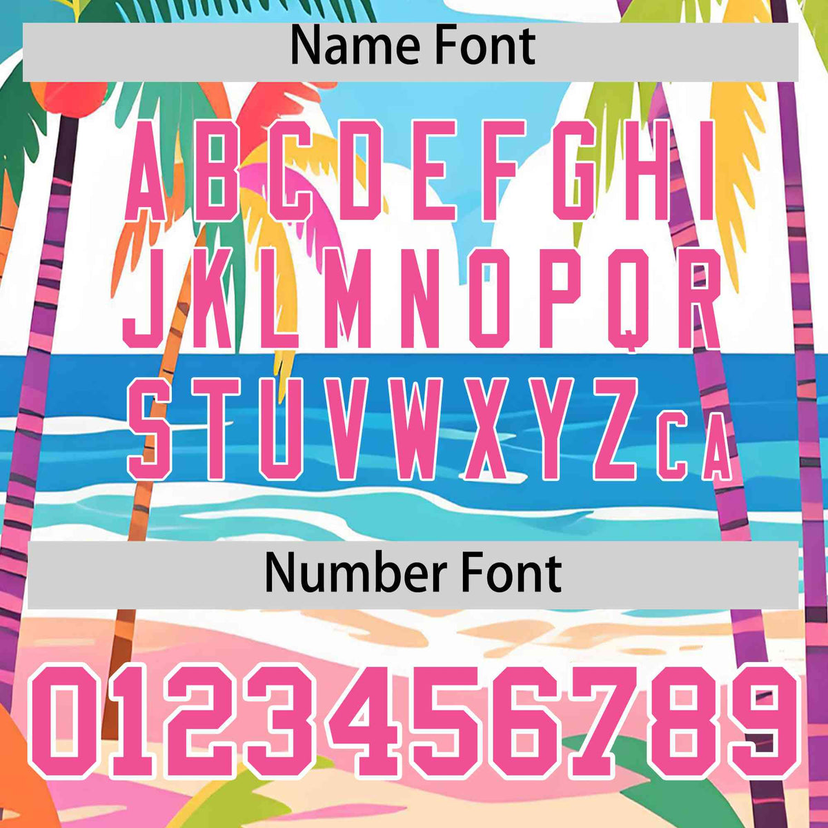 Personalized Multicolor Palm Tree Hawaiian Style Authentic Baseball Jersey