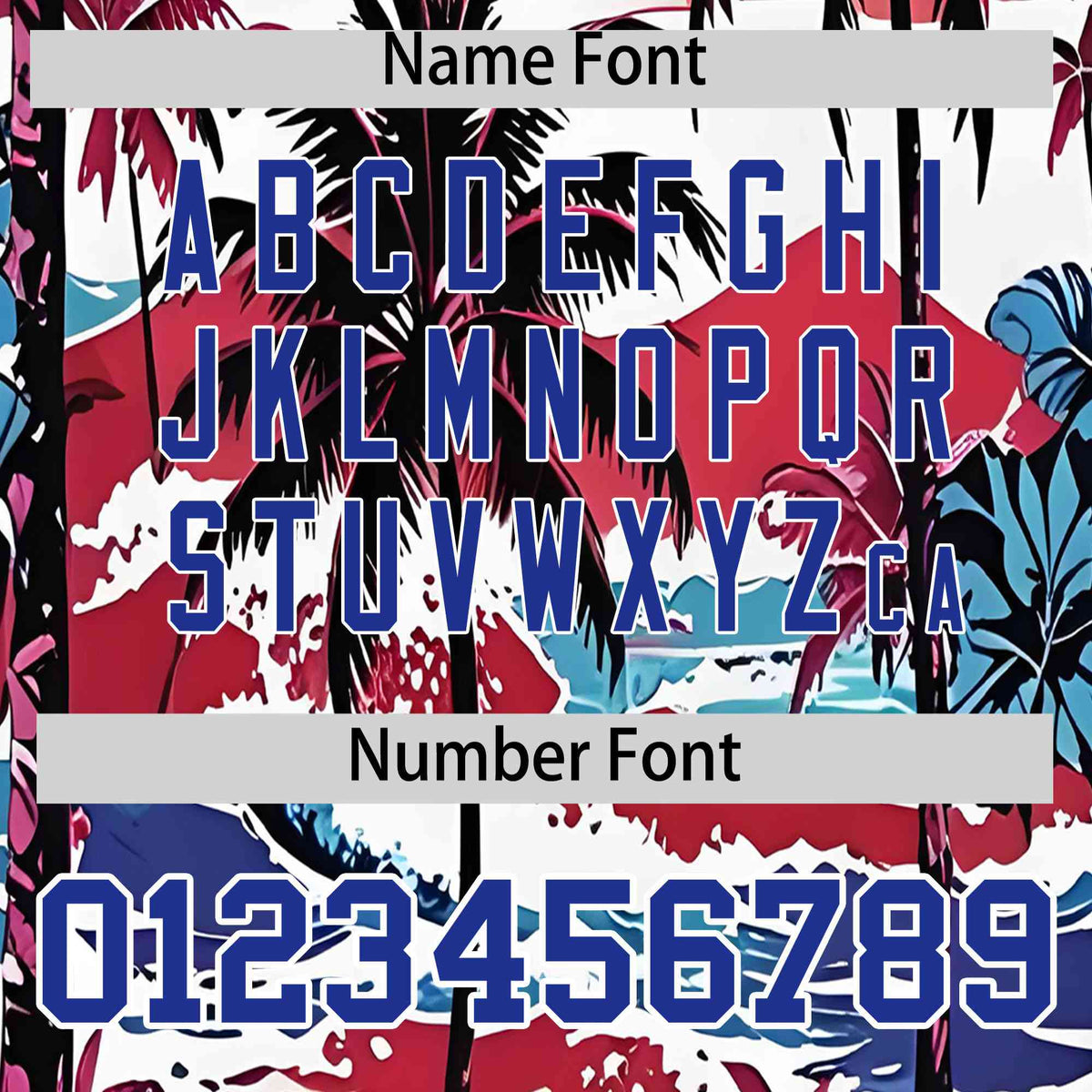 Personalized Multicolor Palm Tree Hawaiian Style Authentic Baseball Jersey