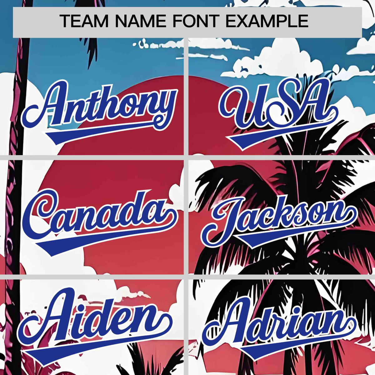 Personalized Multicolor Palm Tree Hawaiian Style Authentic Baseball Jersey