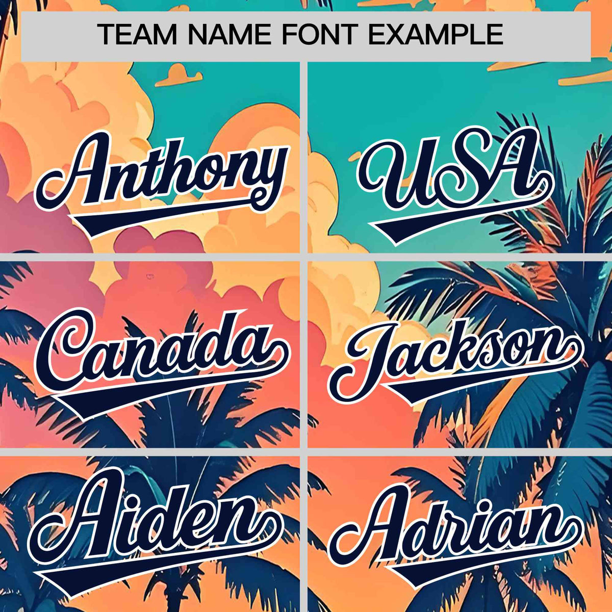 Personalized Multicolor Palm Tree Hawaiian Style Authentic Baseball Jersey