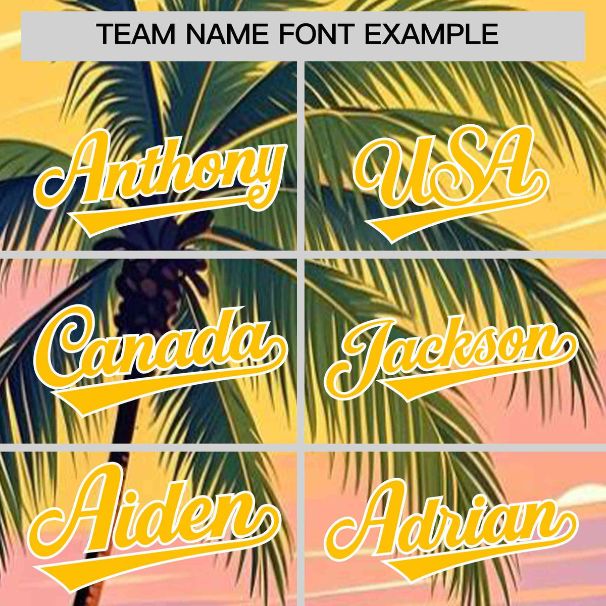 Personalized Multicolor Palm Tree Hawaiian Style Authentic Baseball Jersey