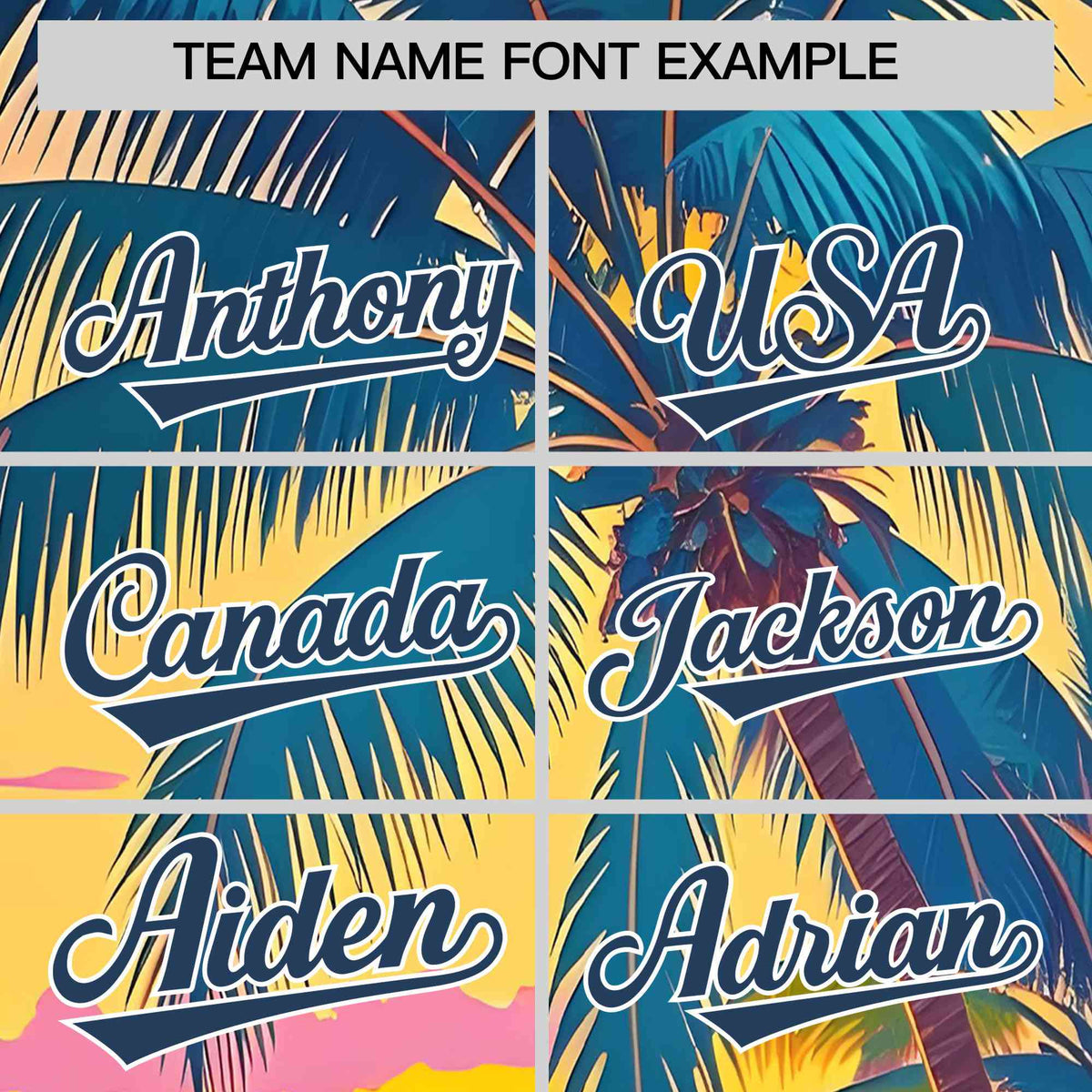 Personalized Multicolor Palm Tree Hawaiian Style Authentic Baseball Jersey