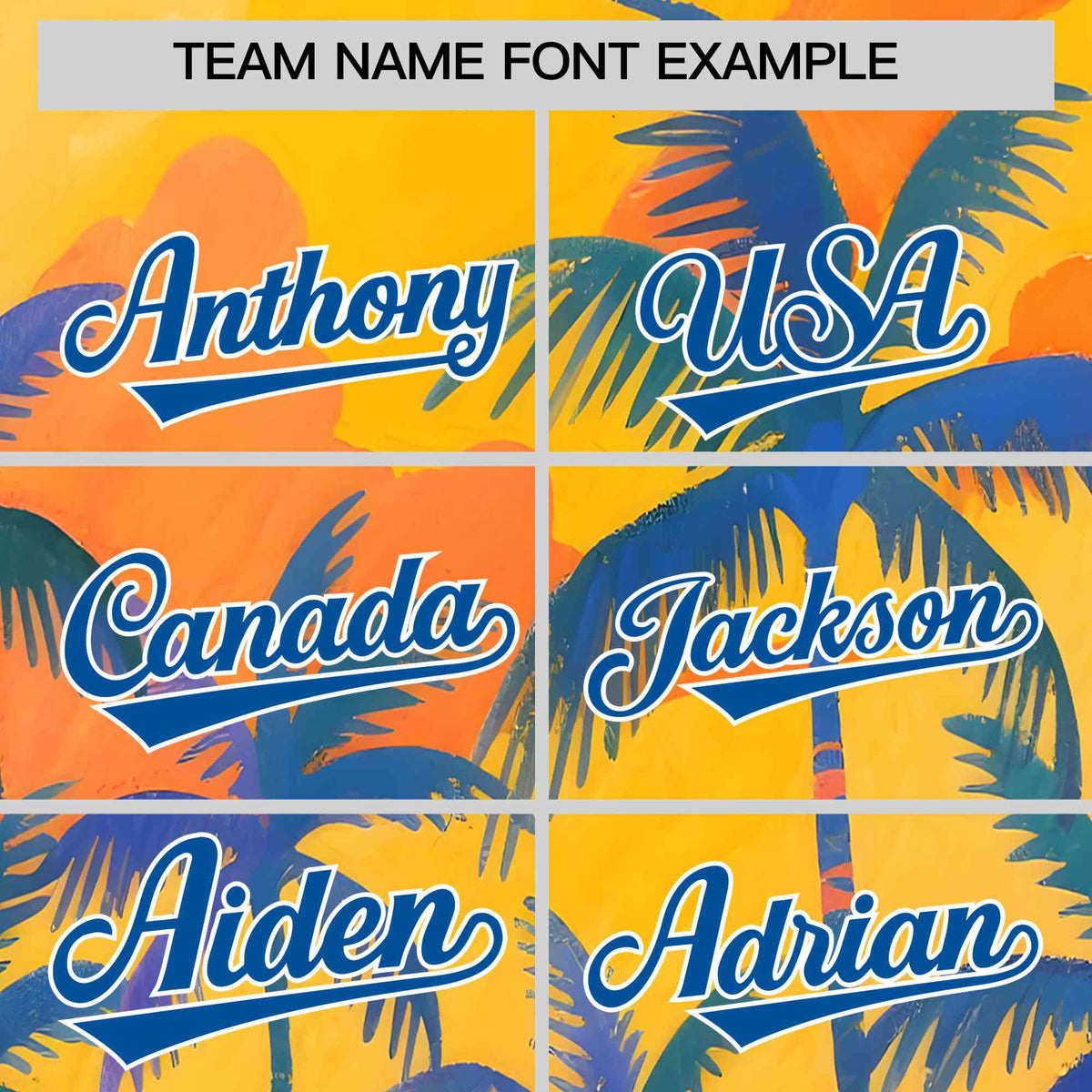 Personalized Multicolor Palm Tree Hawaiian Style Authentic Baseball Jersey