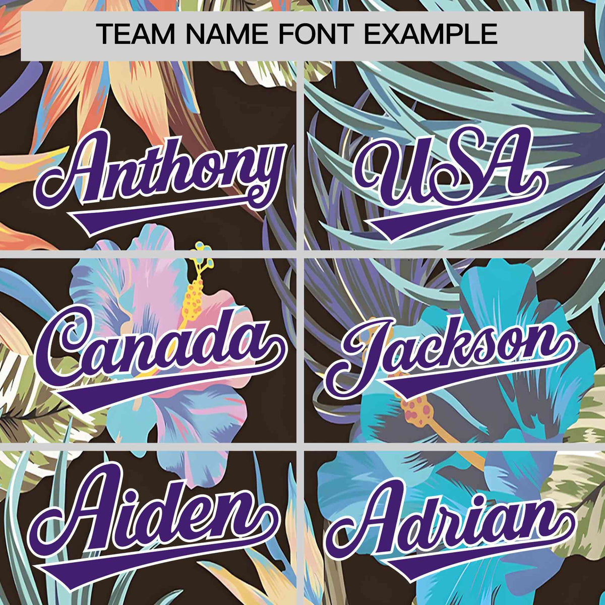 Personalized Multicolor Palm Tree Hawaiian Style Authentic Baseball Jersey