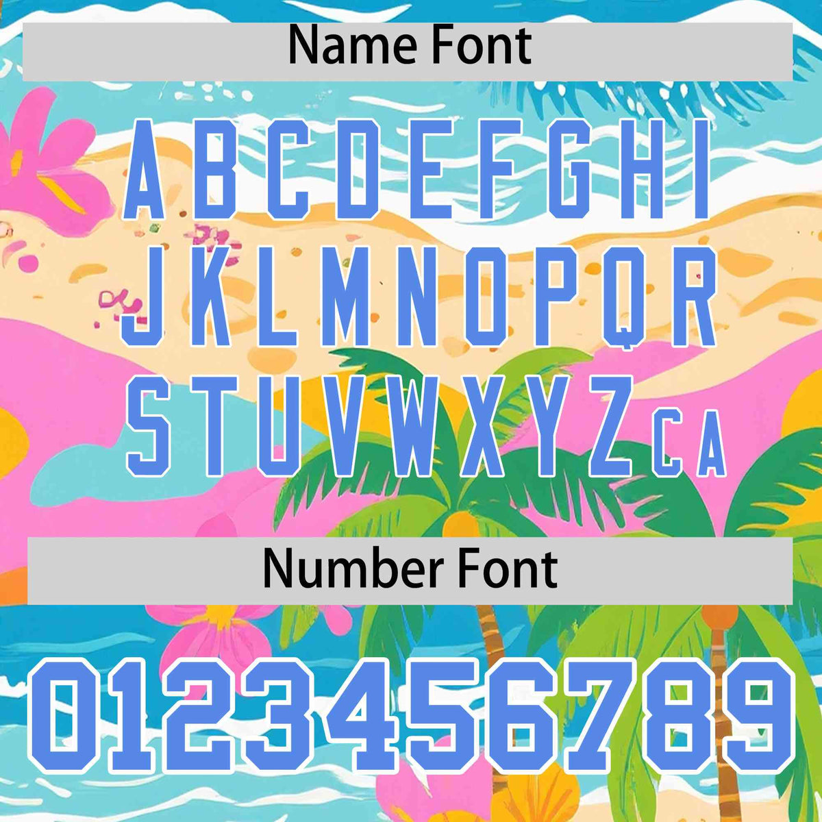 Personalized Multicolor Palm Tree Hawaiian Style Authentic Baseball Jersey