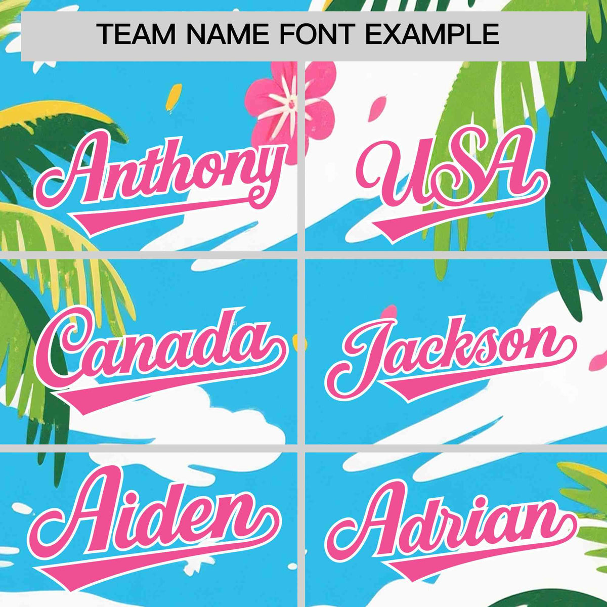 Personalized Multicolor Palm Tree Hawaiian Style Authentic Baseball Jersey