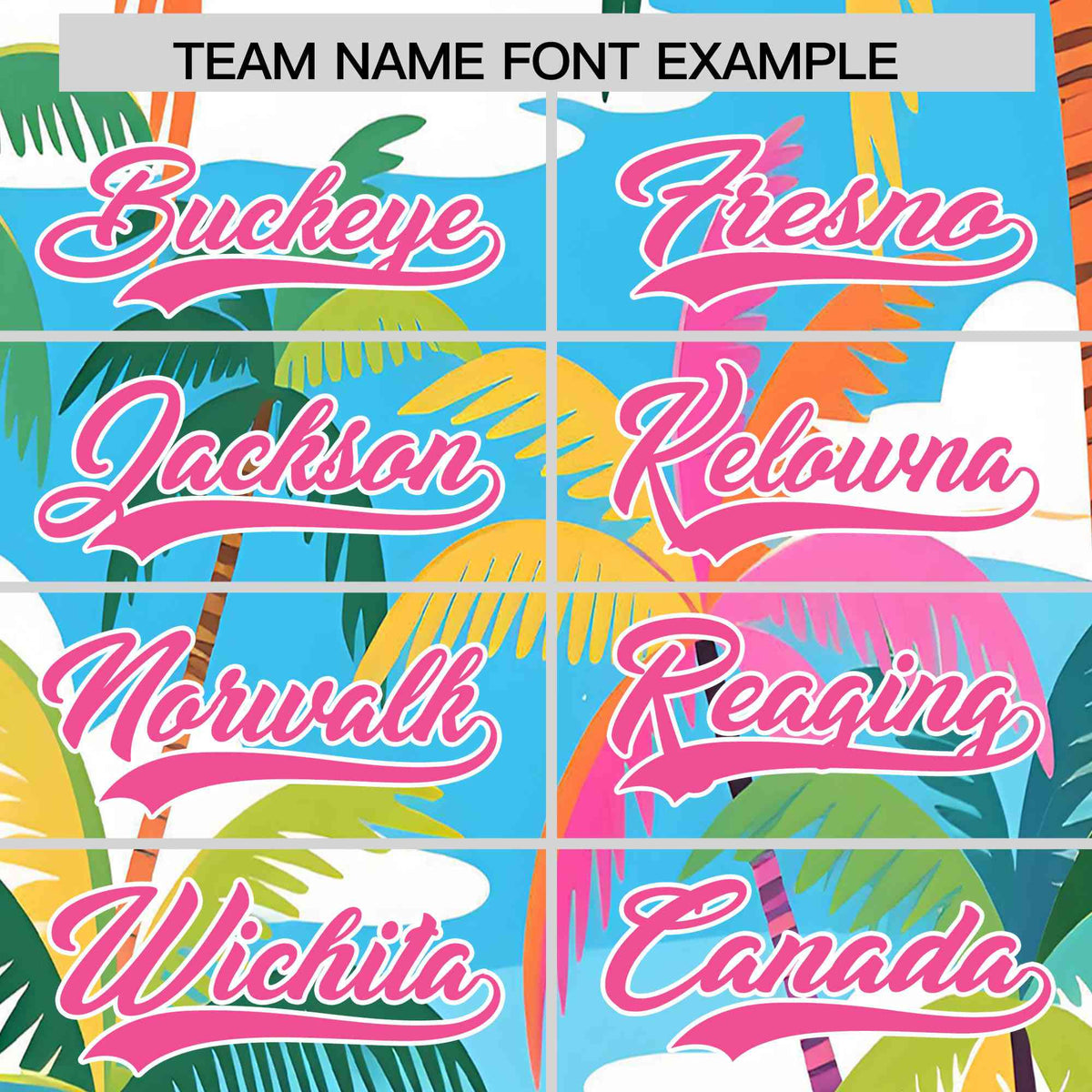 Personalized Multicolor Palm Tree Hawaiian Style Authentic Baseball Jersey