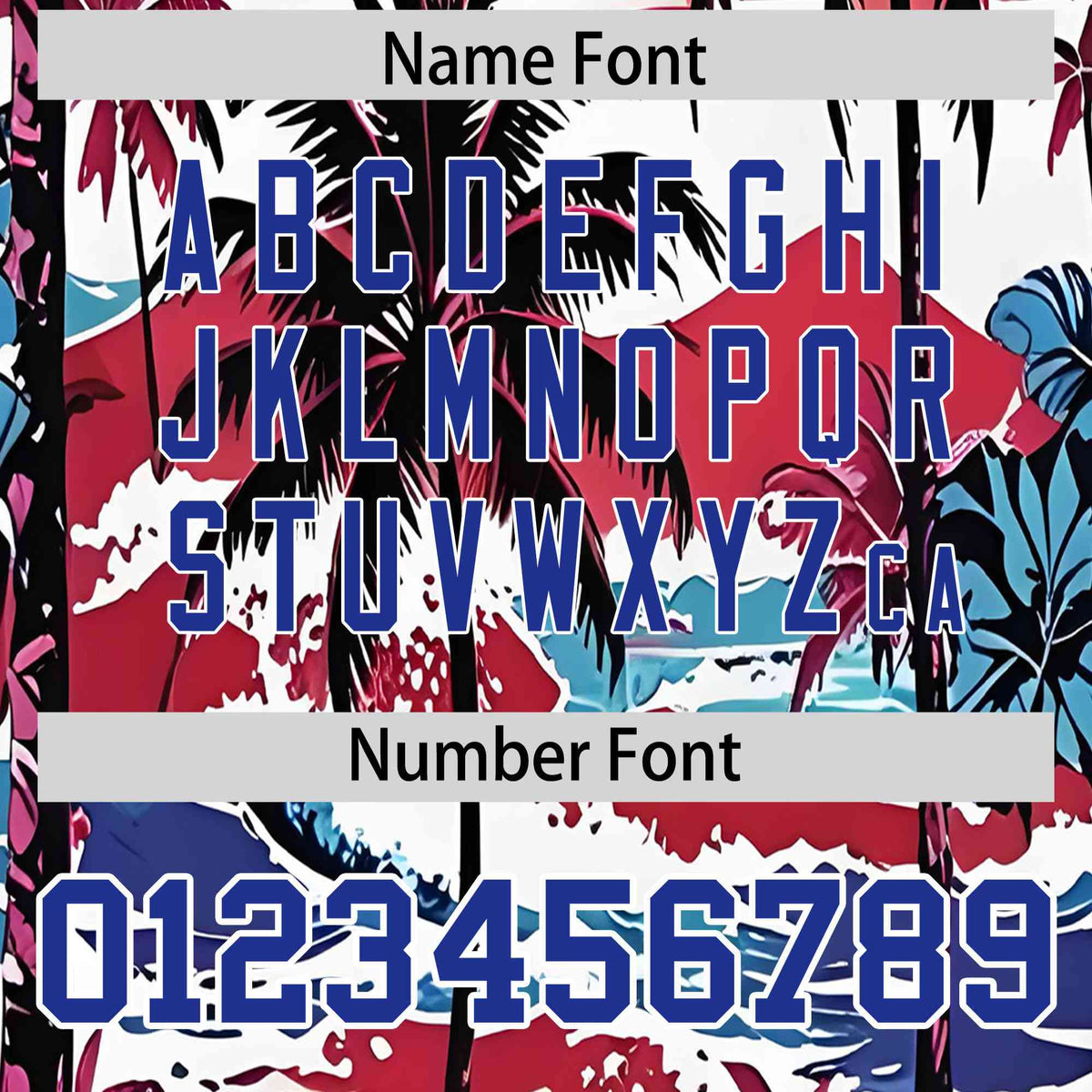 Personalized Multicolor Palm Tree Hawaiian Style Authentic Baseball Jersey