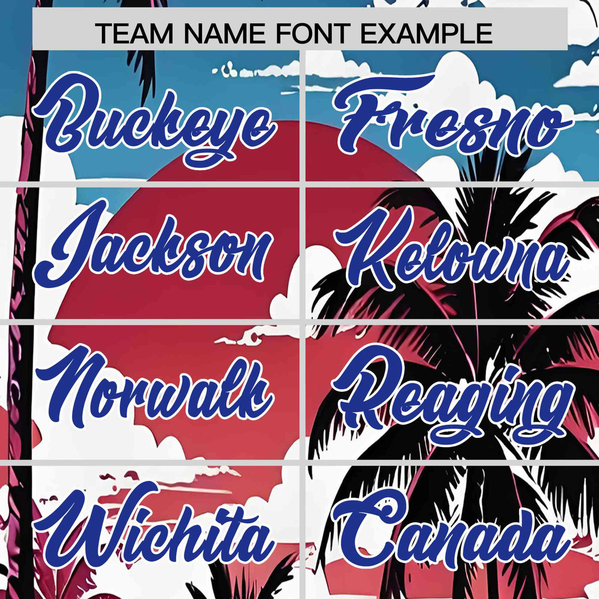 Personalized Multicolor Palm Tree Hawaiian Style Authentic Baseball Jersey