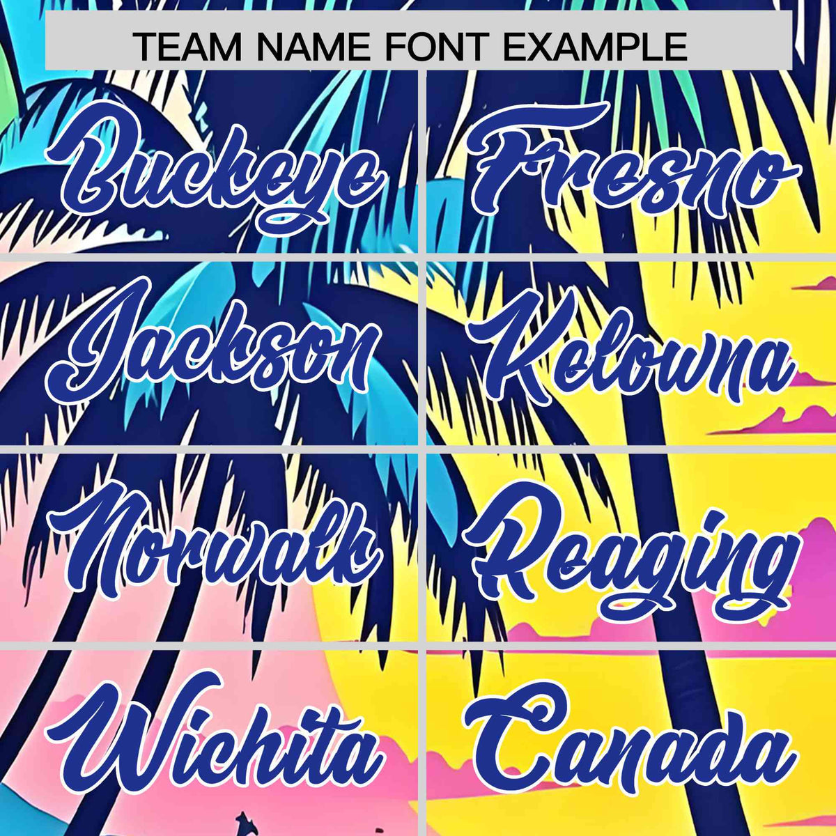 Personalized Multicolor Palm Tree Hawaiian Style Authentic Baseball Jersey