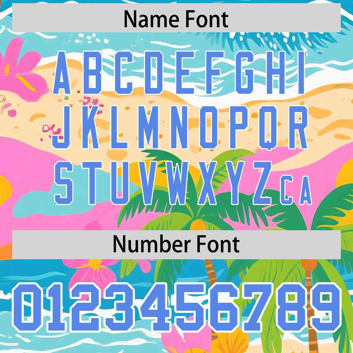 Personalized Multicolor Palm Tree Hawaiian Style Authentic Baseball Jersey