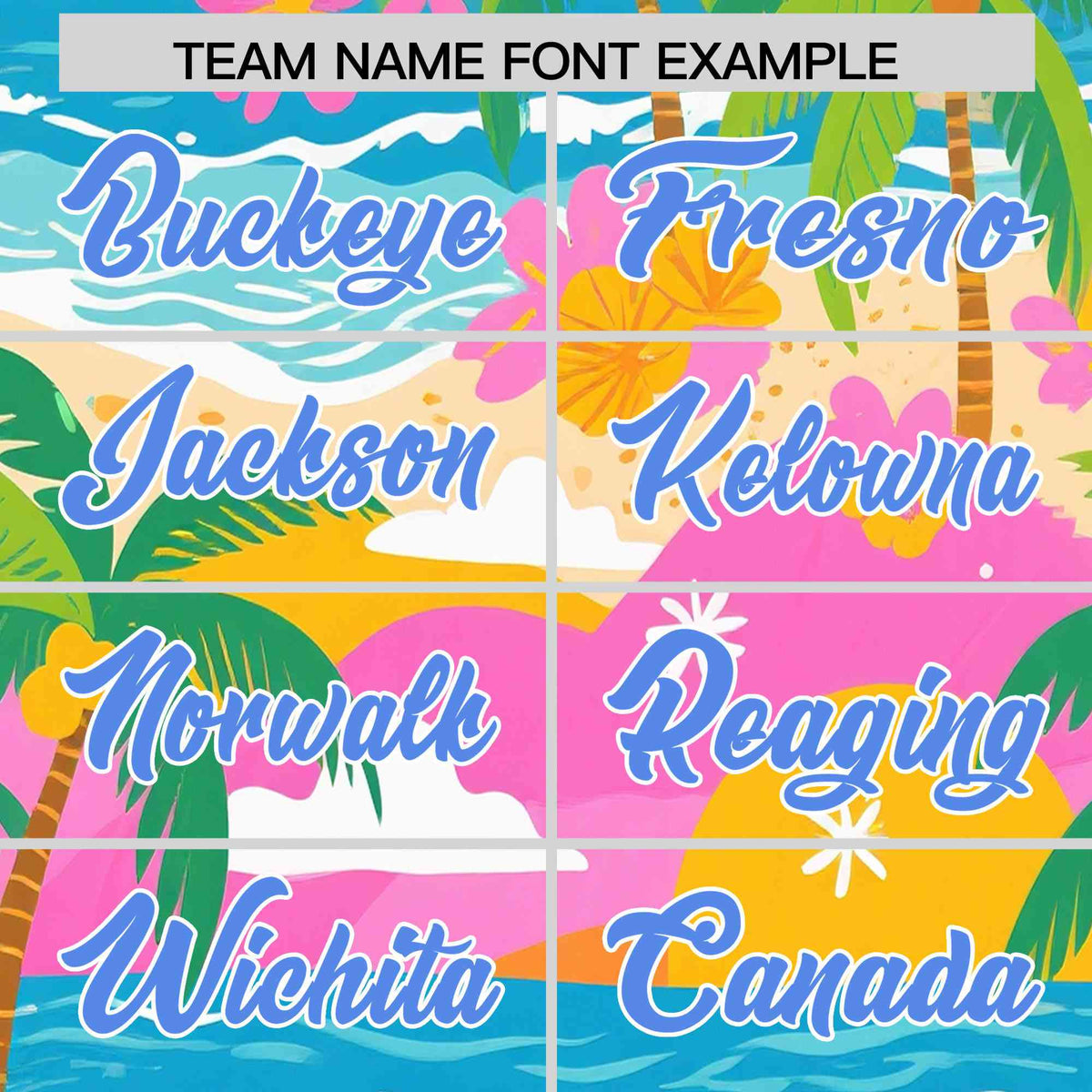 Personalized Multicolor Palm Tree Hawaiian Style Authentic Baseball Jersey