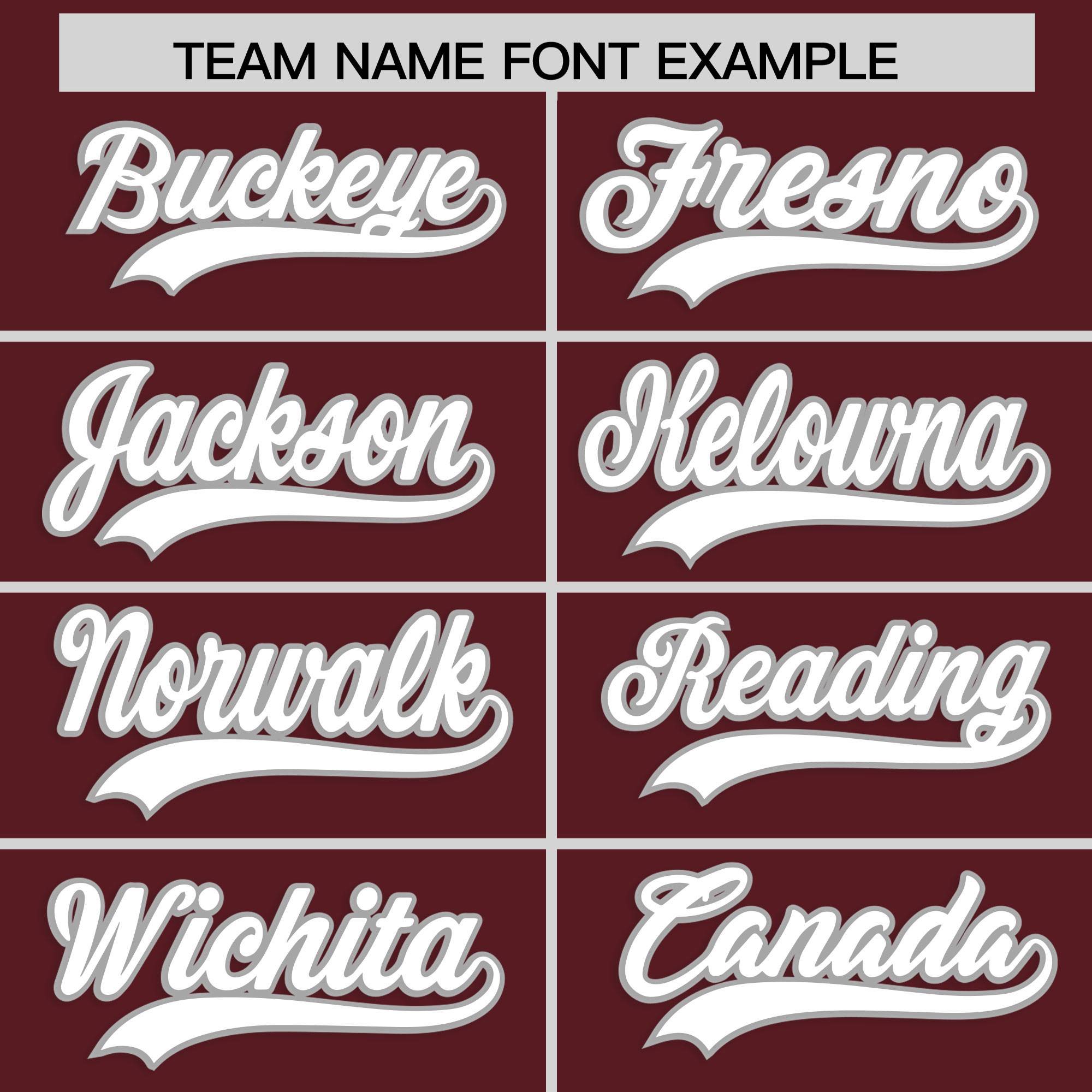 Custom Burgundy Classic Style Authentic Baseball Jersey