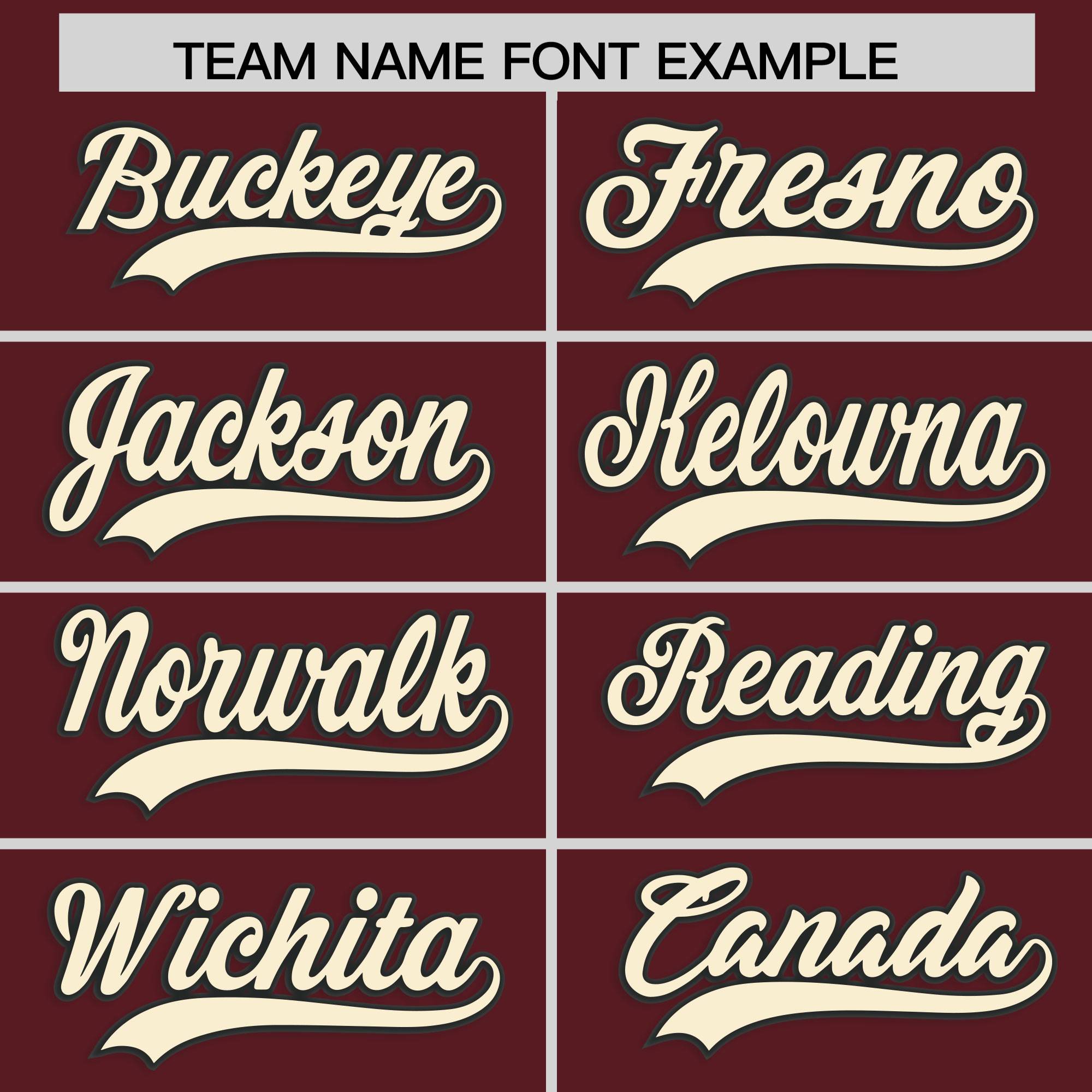 Custom Burgundy Classic Style Authentic Baseball Jersey