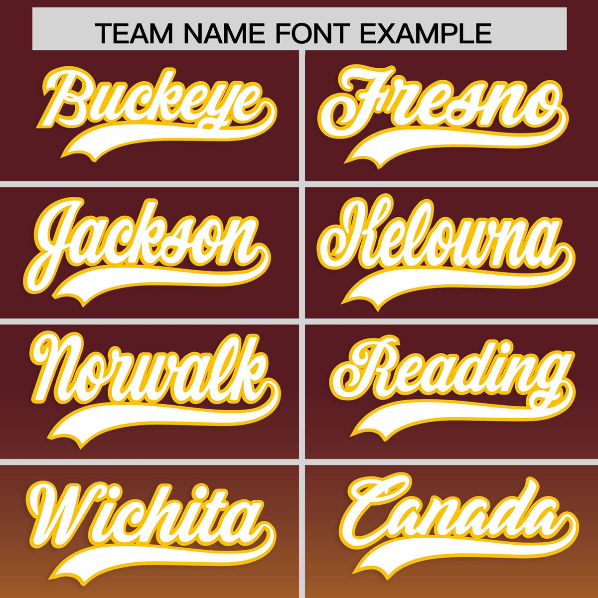 Custom Burgundy Yellow Gradient Fashion Authentic Baseball Jersey