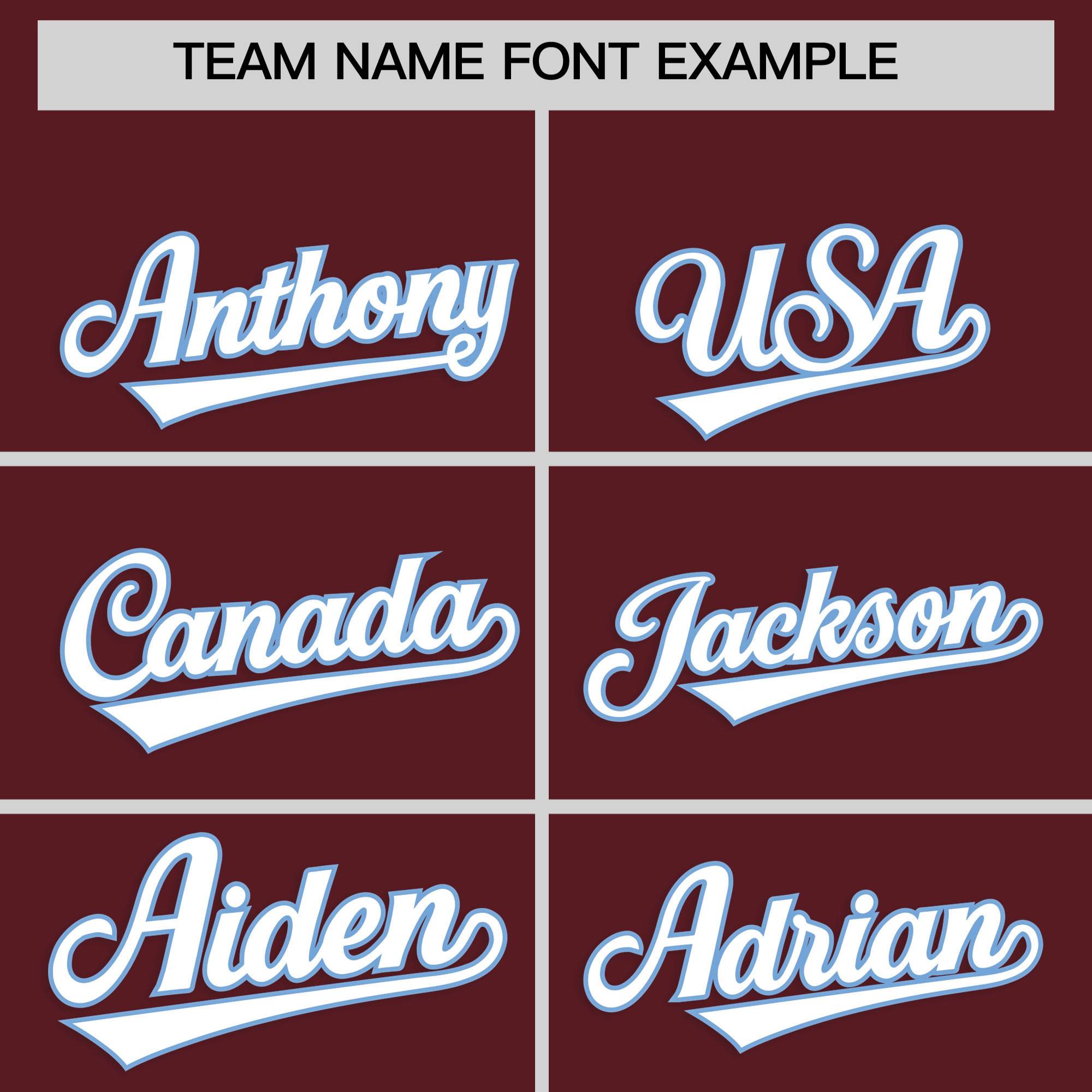 Custom Burgundy Classic Style Authentic Baseball Jersey