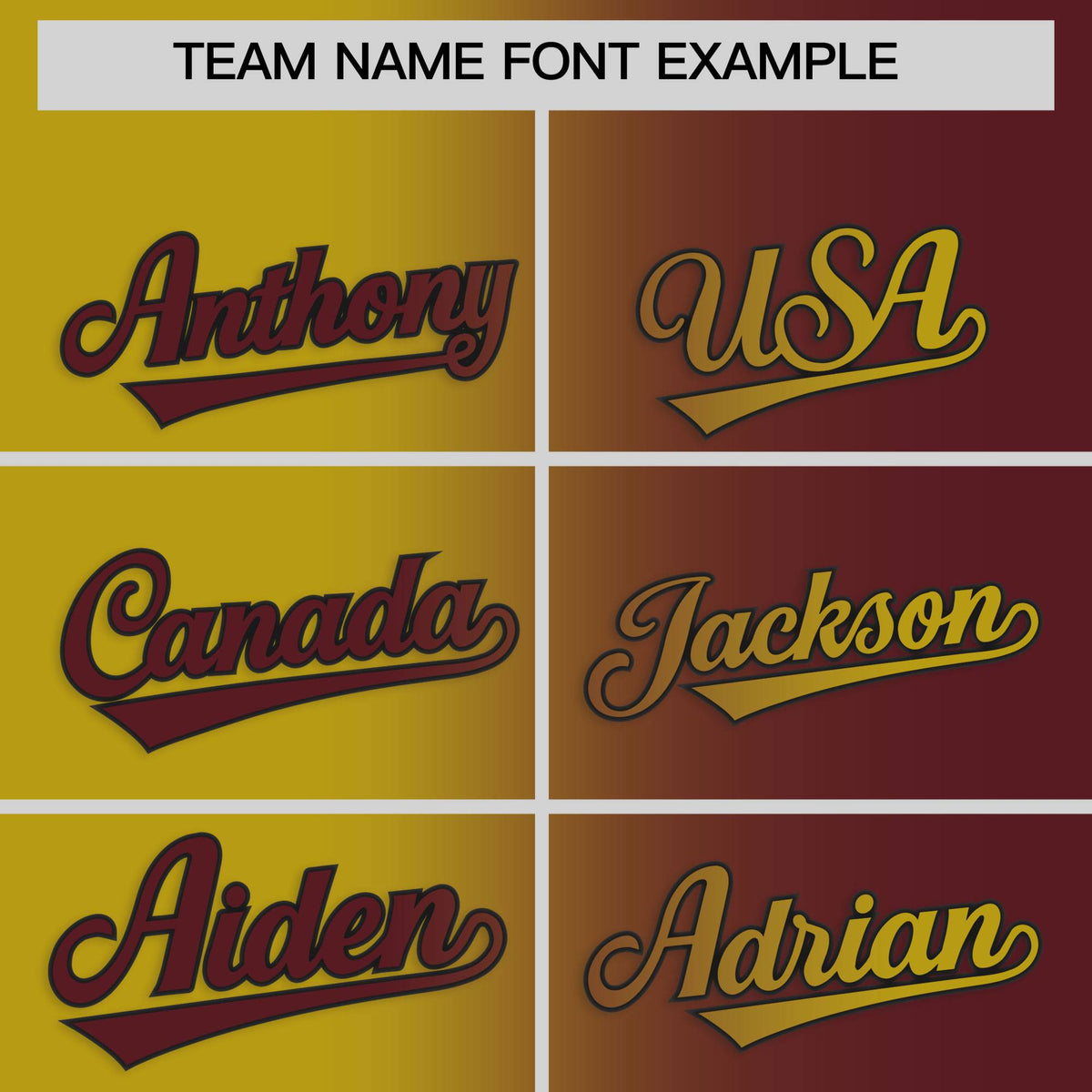 Custom Old Gold Burgundy Two Tone Gradient Fashion Authentic Baseball Jersey