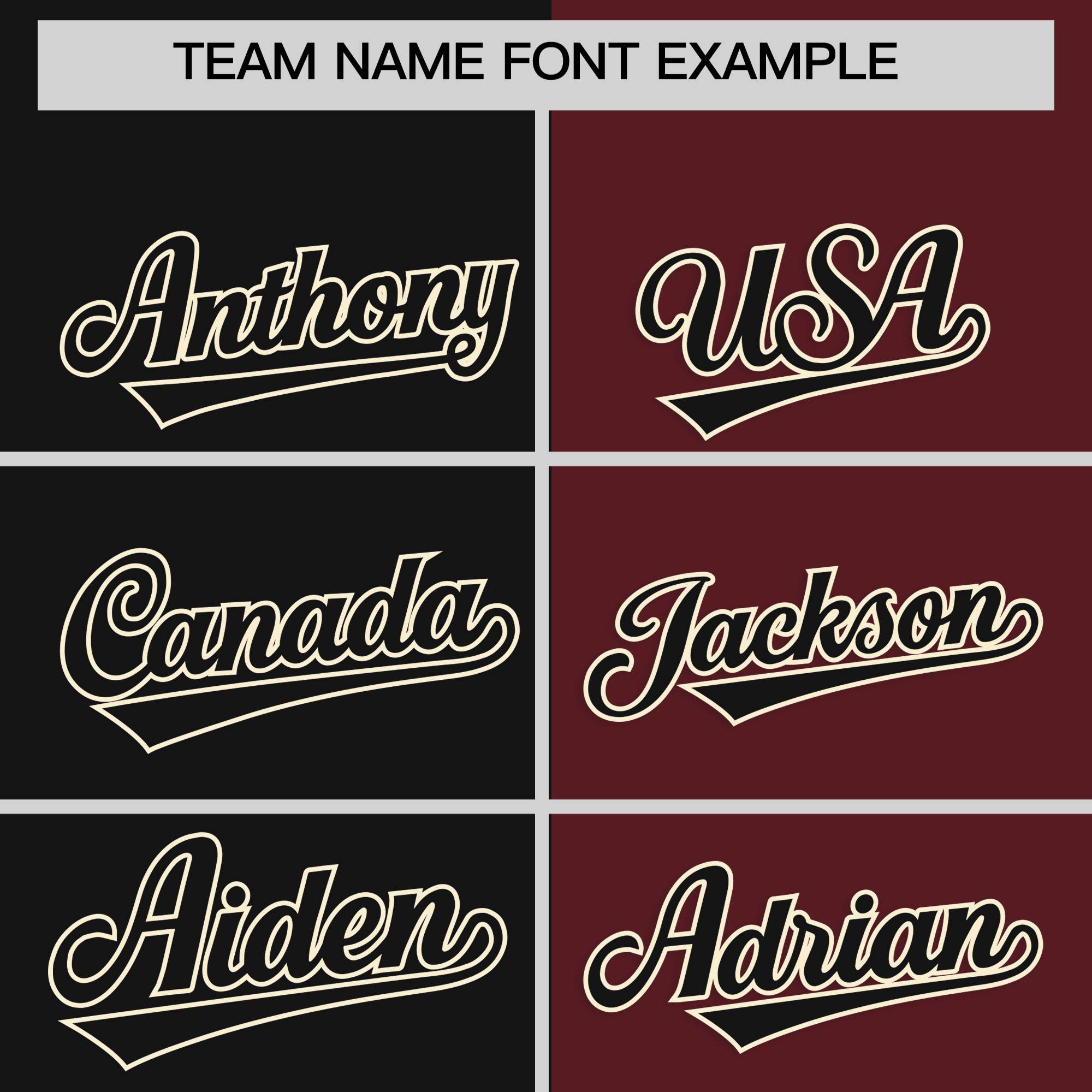Custom Black Burgundy Two Tone Gradient Fashion Authentic Baseball Jersey