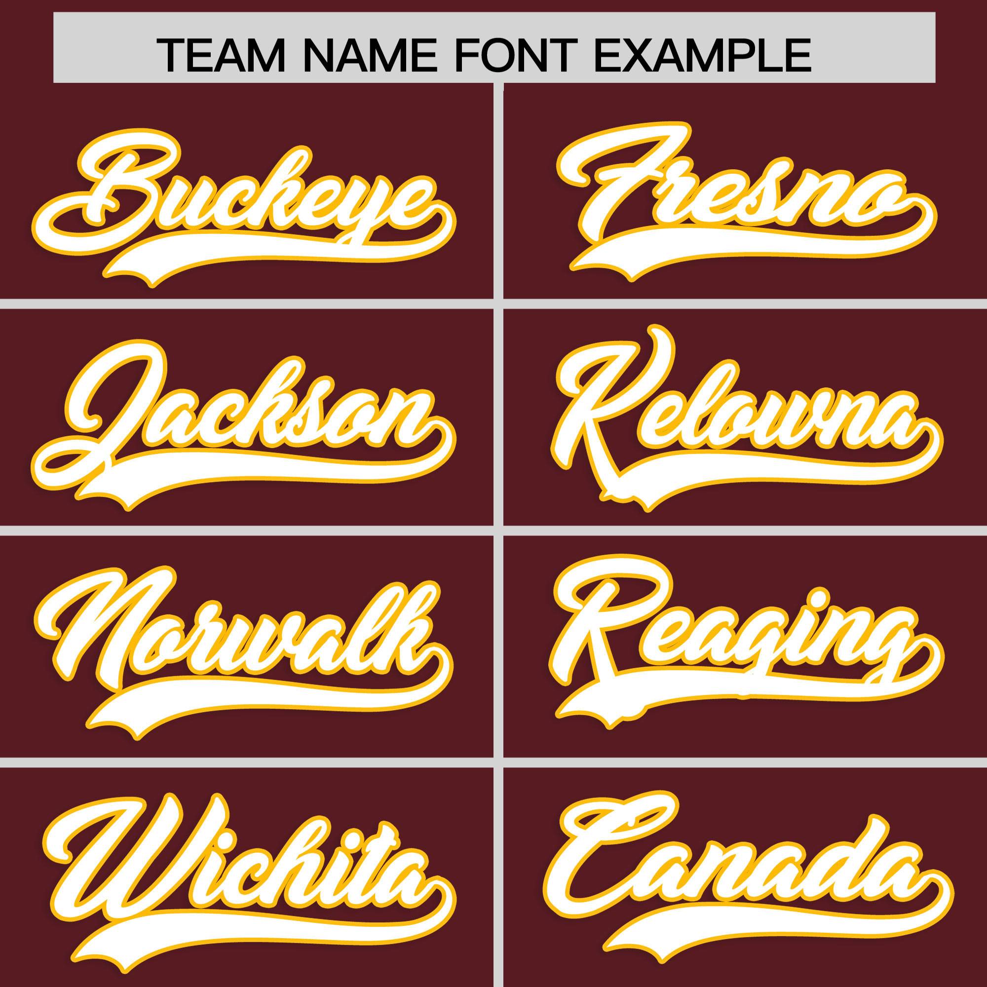 Custom Burgundy Classic Style Authentic Baseball Jersey
