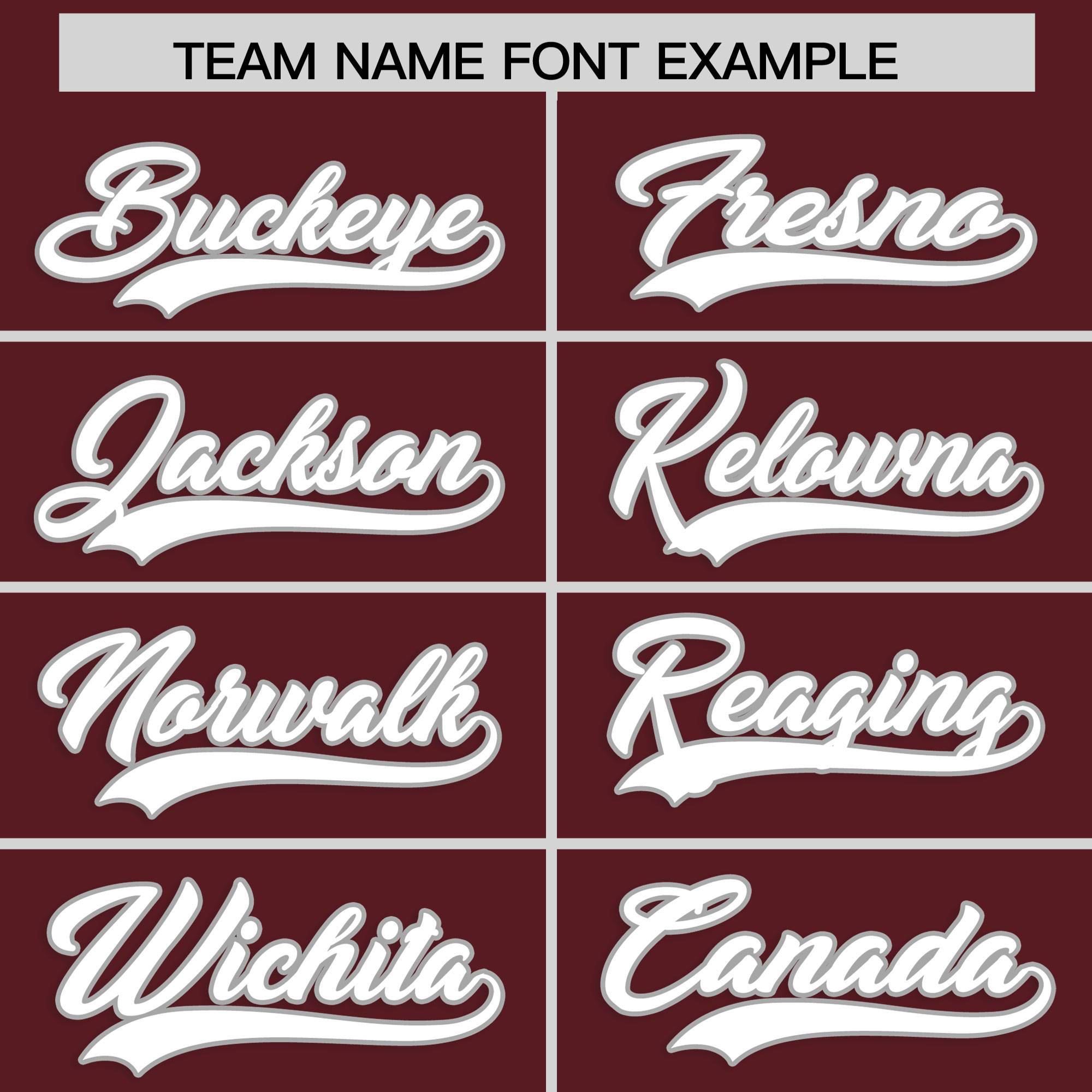 Custom Burgundy Classic Style Authentic Baseball Jersey