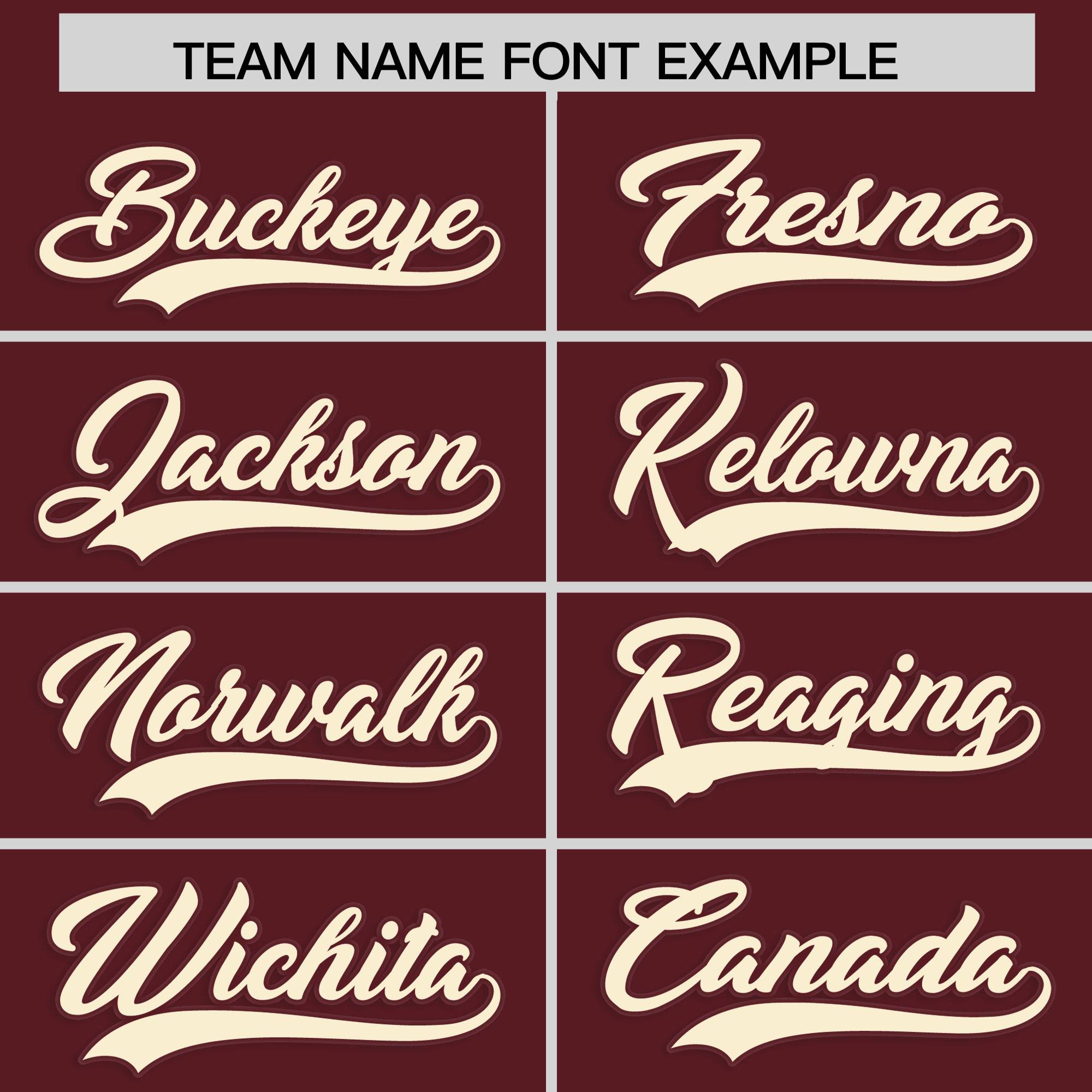 Custom Burgundy Classic Style Authentic Baseball Jersey