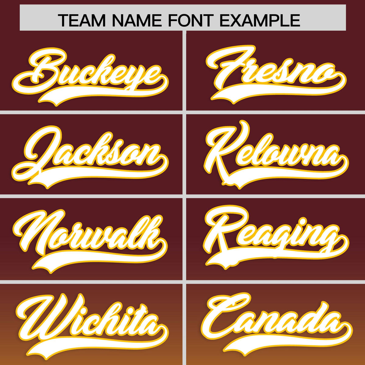 Custom Burgundy Yellow Gradient Fashion Authentic Baseball Jersey