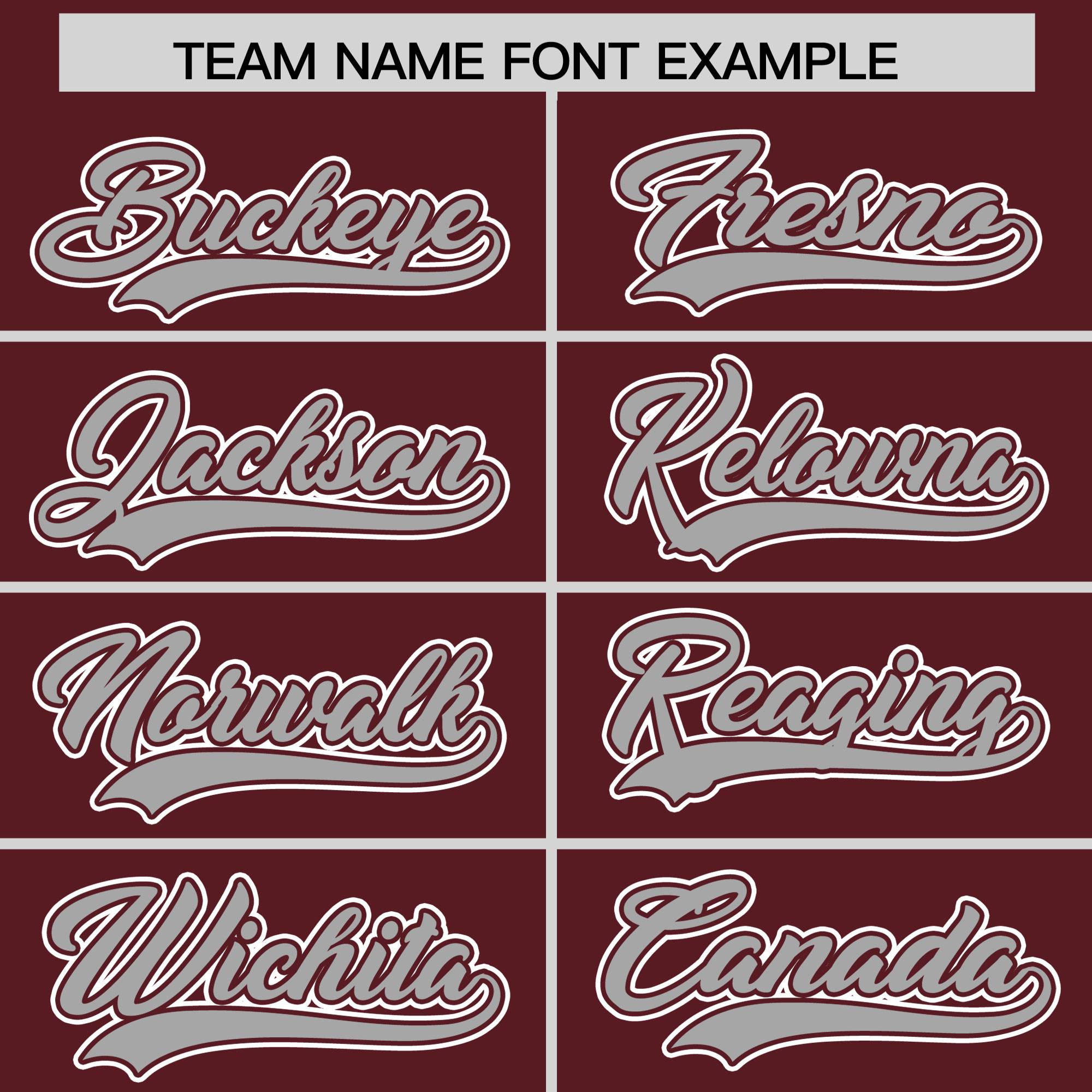 Custom Burgundy Classic Style Authentic Baseball Jersey