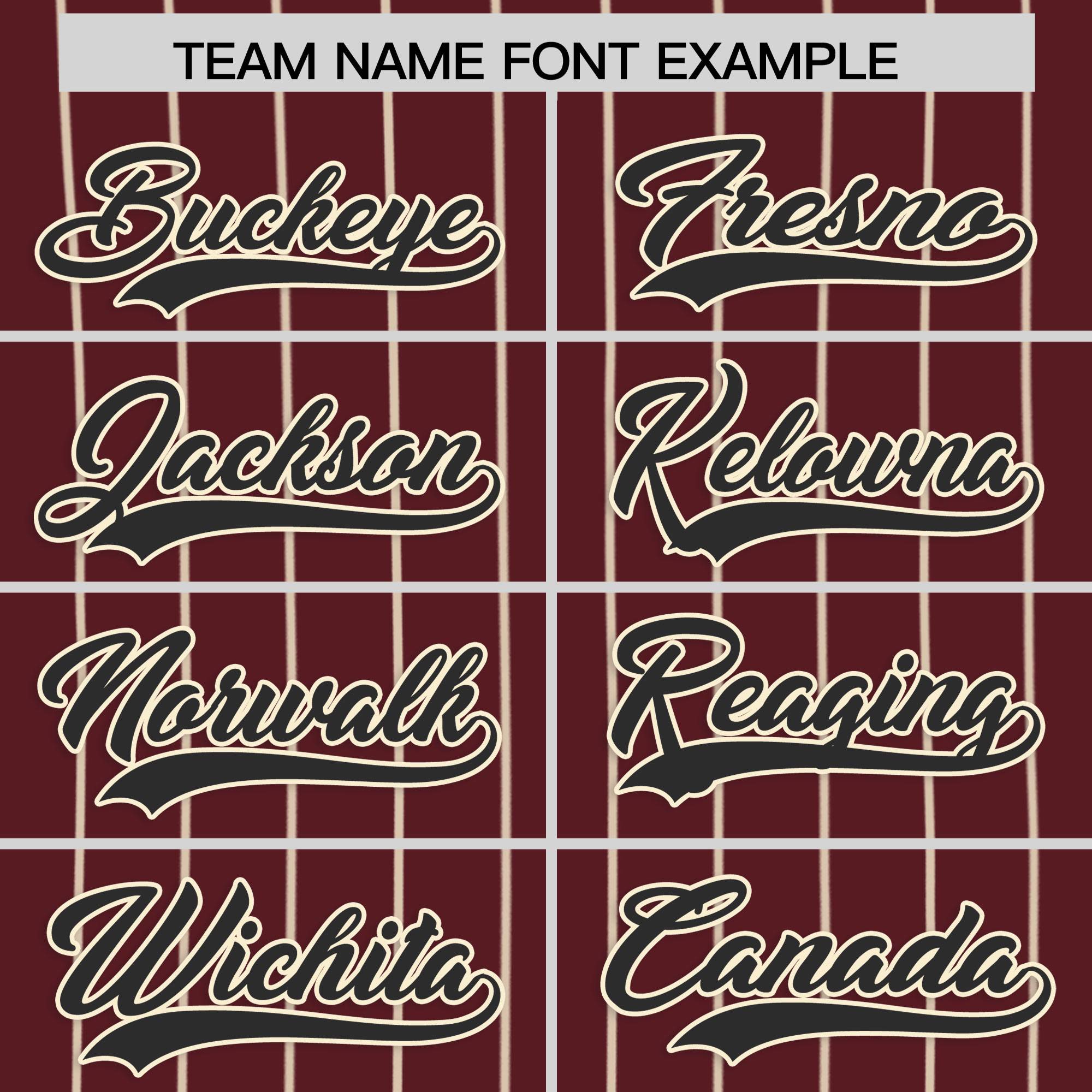 Custom Burgundy Cream Gradient Stripe Fashion Authentic Baseball Jersey