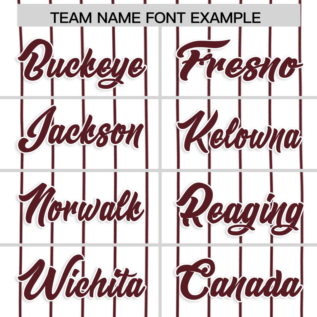 Custom White Burgundy Stripe Fashion Authentic Baseball Jersey