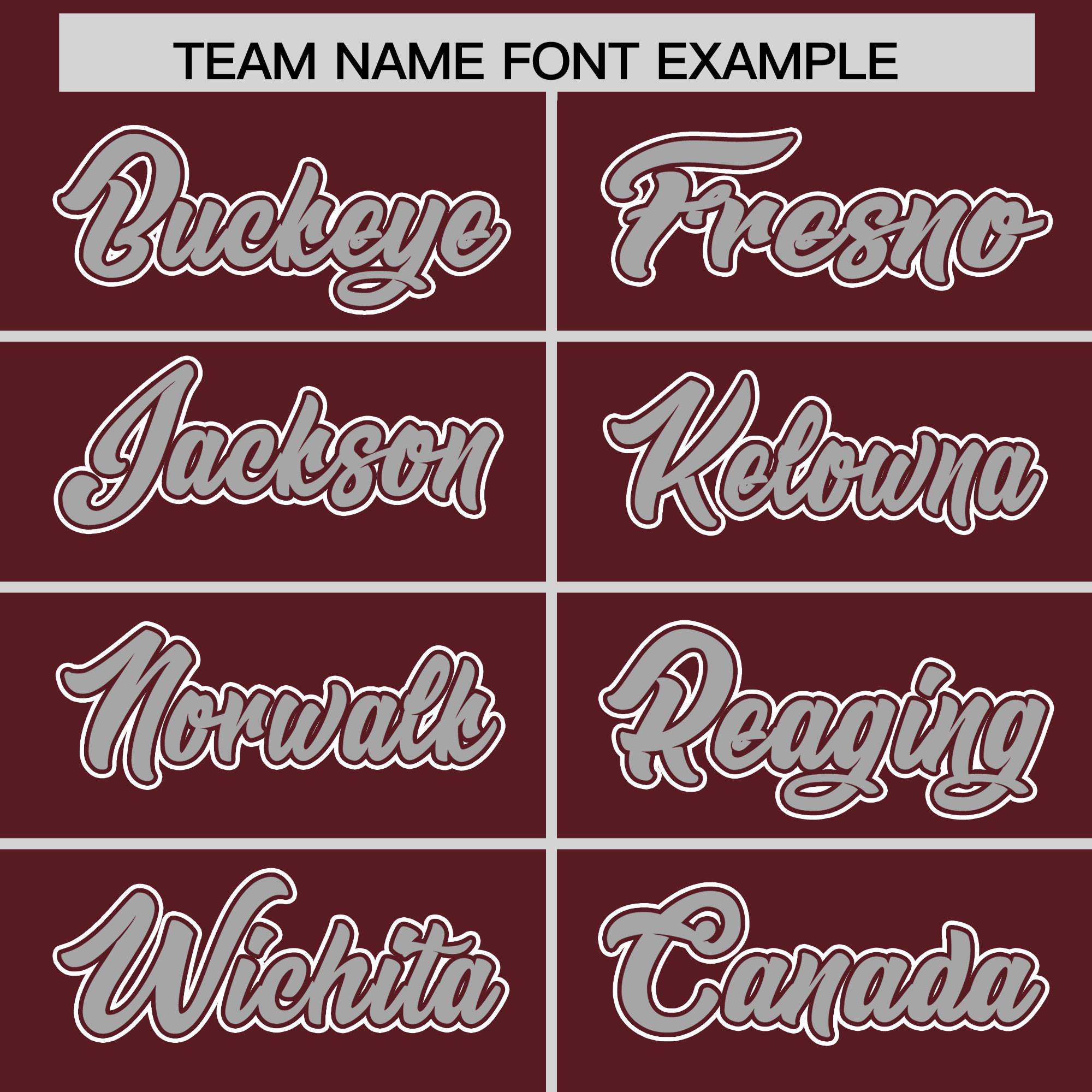 Custom Burgundy Classic Style Authentic Baseball Jersey