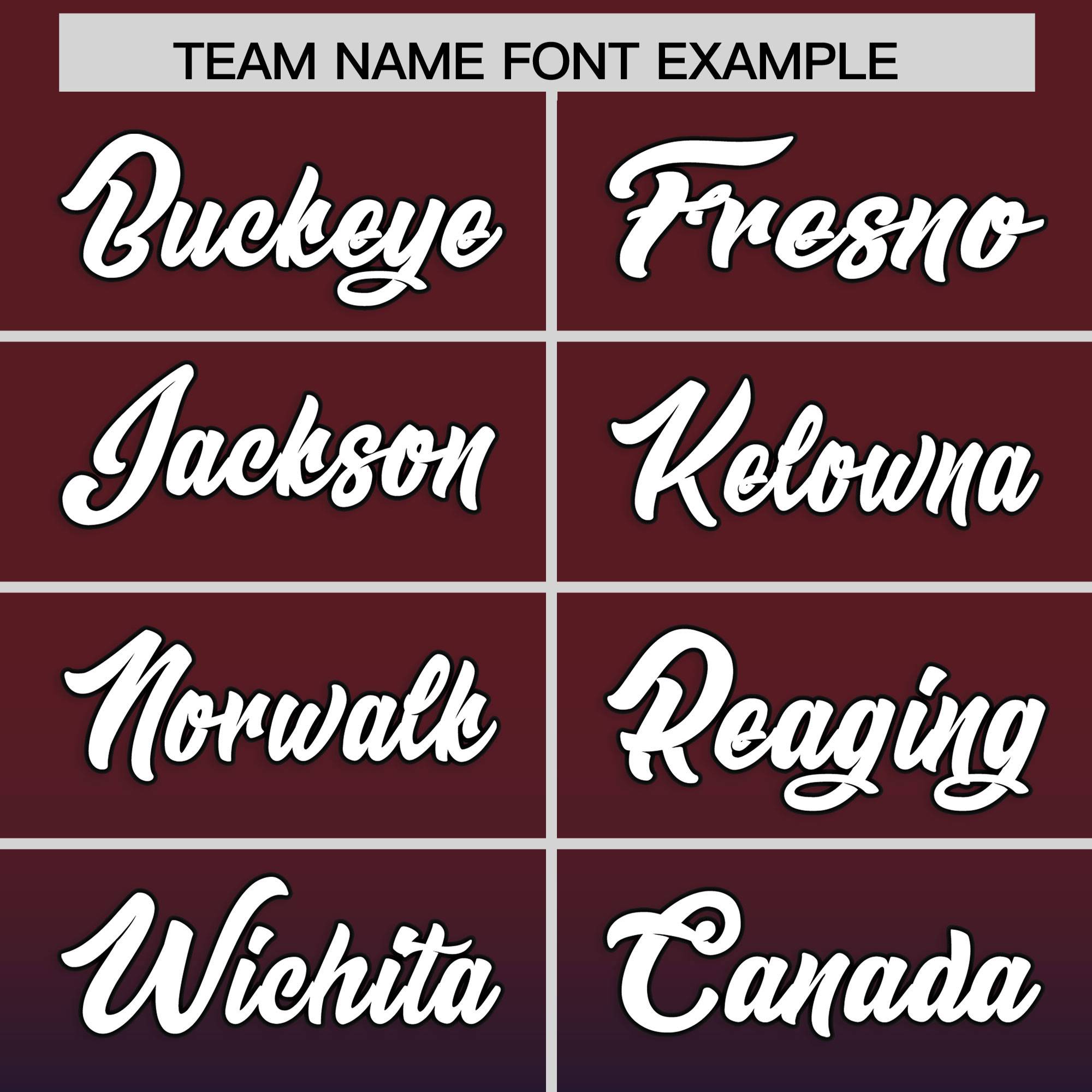Custom Burgundy Navy Gradient Fashion Authentic Baseball Jersey