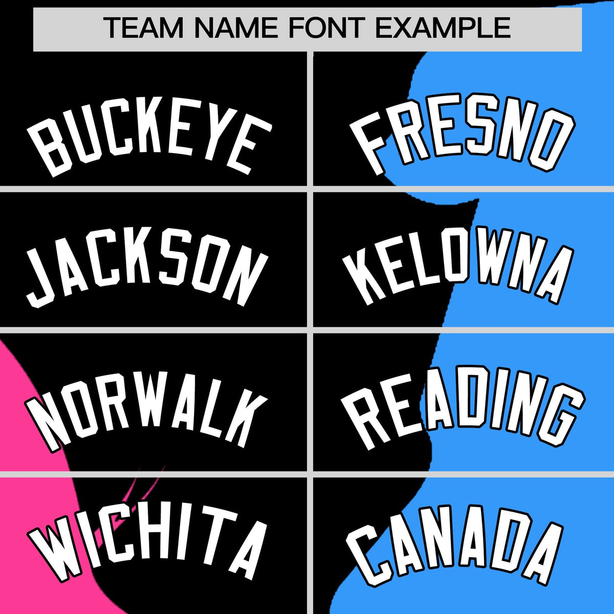 Custom Black Pink Powder Blue Silhouettes of Loving Couple Valentine's Day Baseball Jersey| KXKSHOP