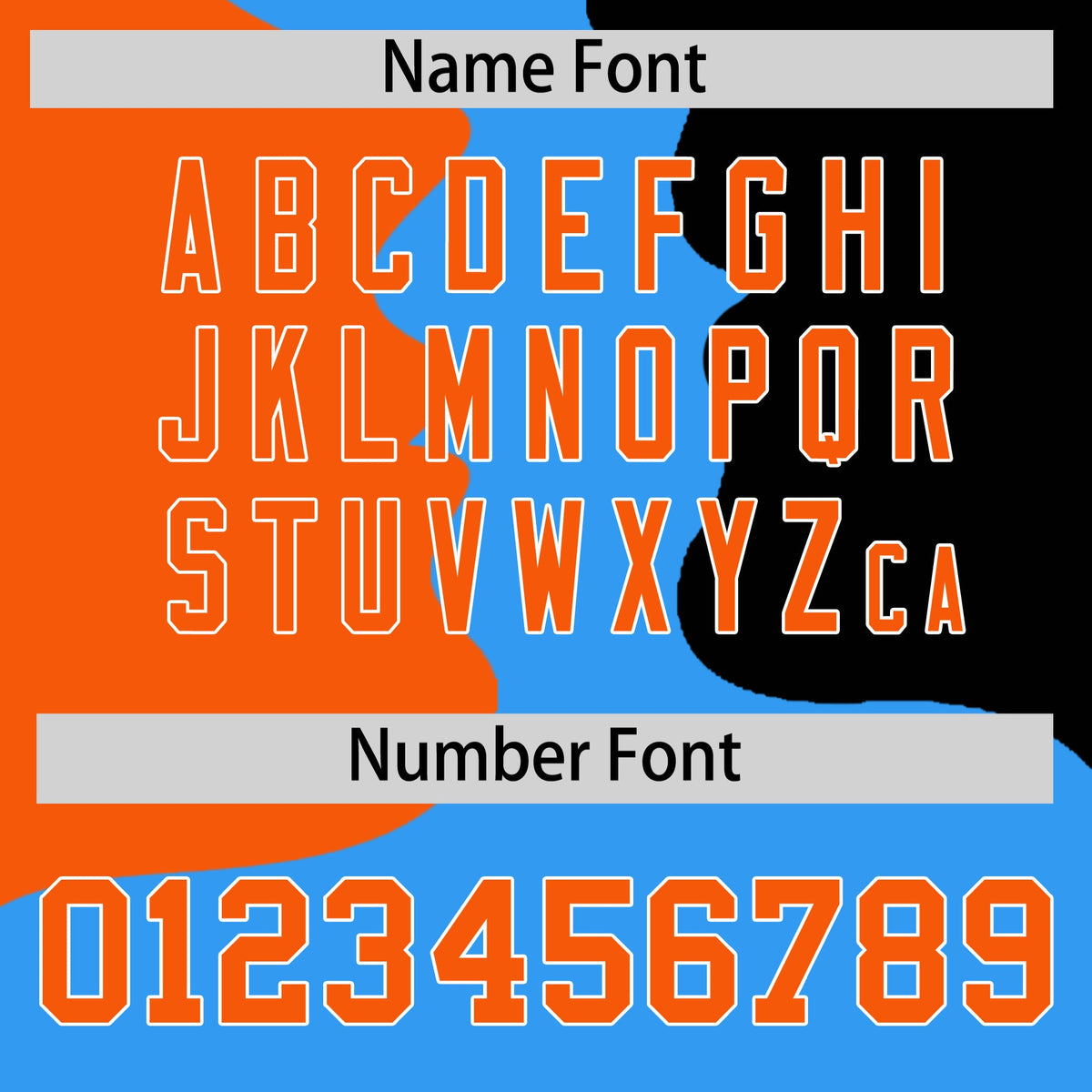 Custom Powder Blue Orange Black Silhouettes of Loving Couple Valentine's Day Baseball Jersey| KXKSHOP