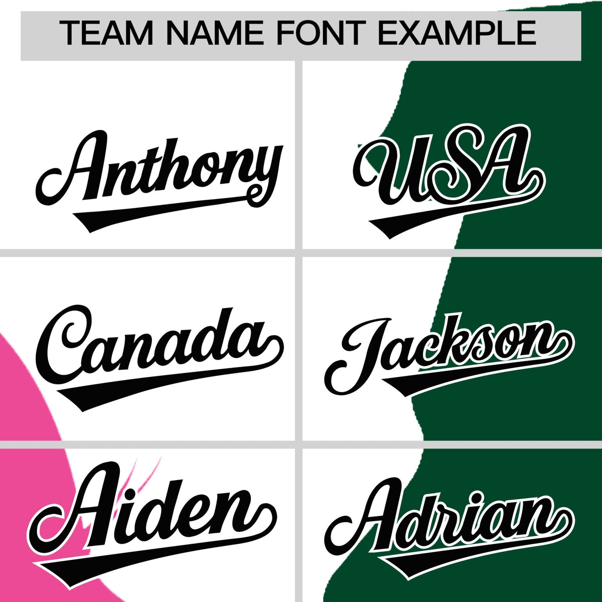 Custom Green Pink White Silhouettes of Loving Couple Valentine's Day Baseball Jersey| KXKSHOP