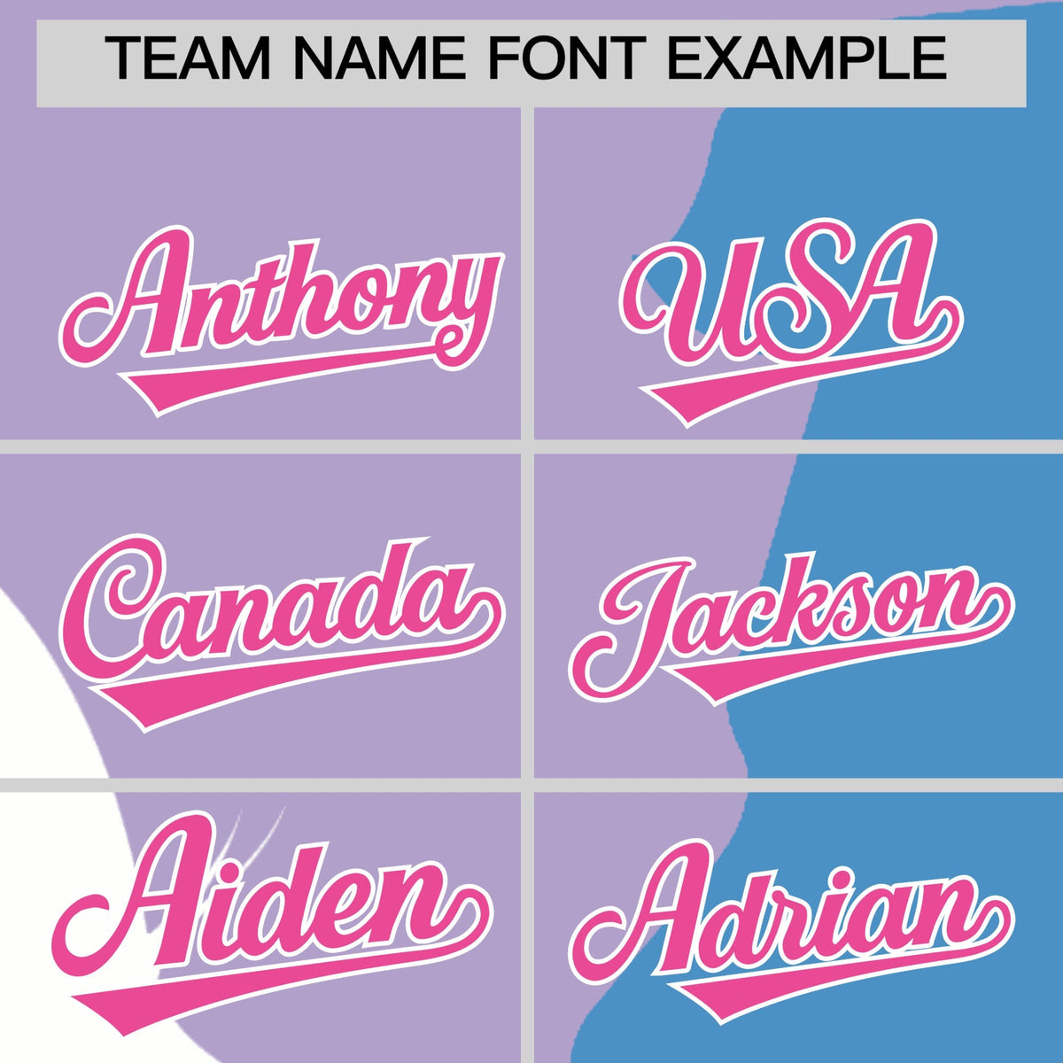 Custom Pink White Light Blue Silhouettes of Loving Couple Valentine's Day Baseball Jersey| KXKSHOP