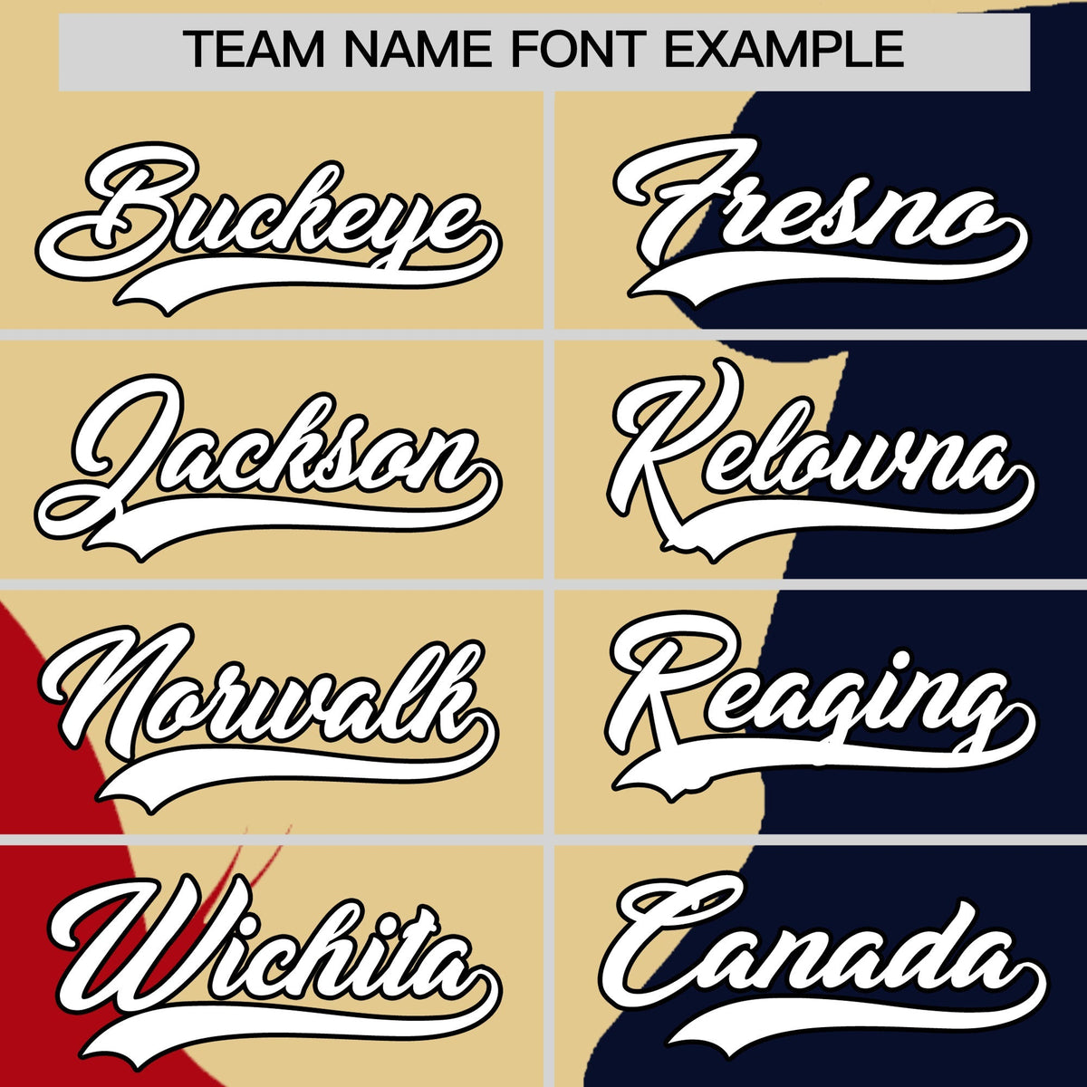 Custom Khaki Red Navy Silhouettes of Loving Couple Valentine's Day Baseball Jersey| KXKSHOP